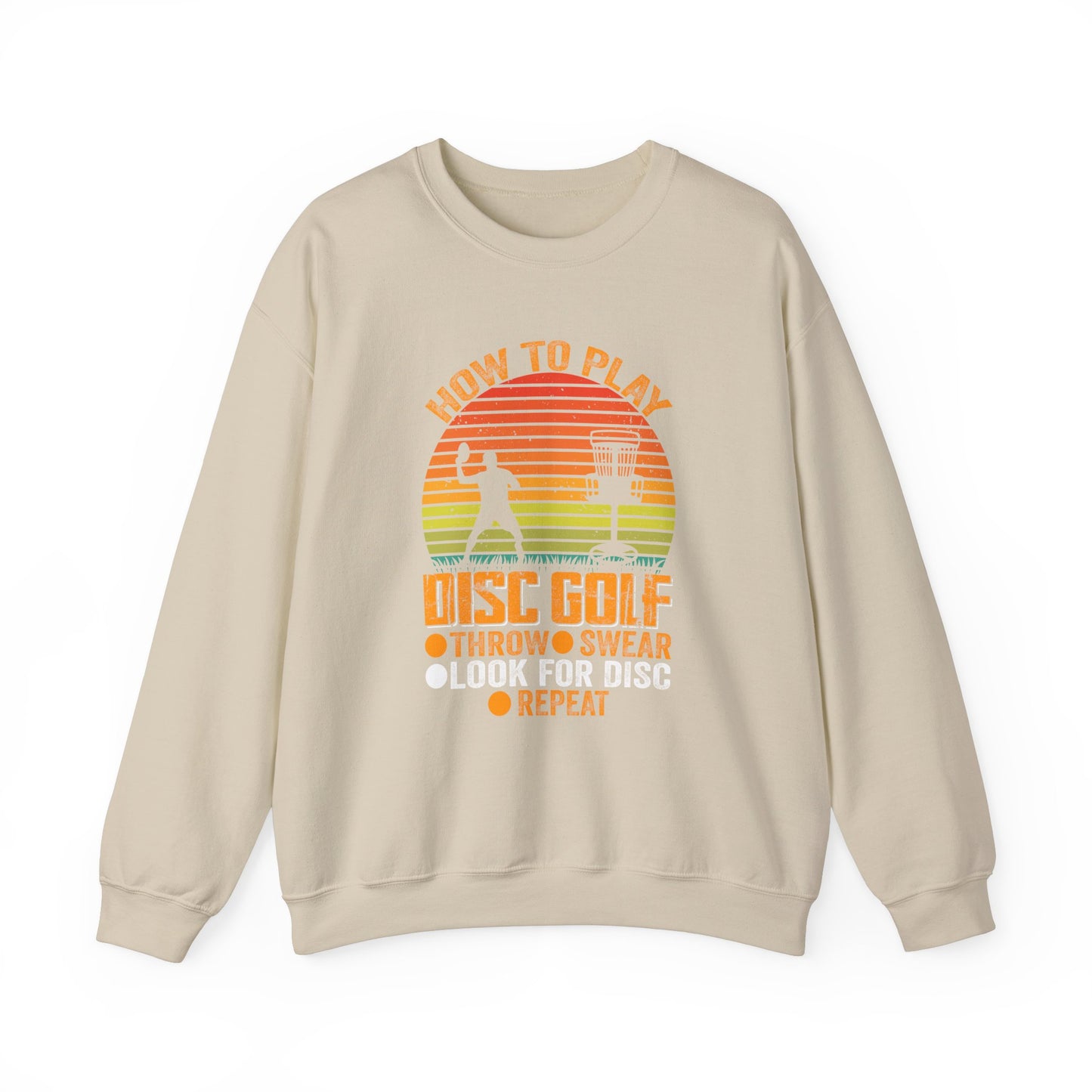 How to Disc Golf Unisex Heavy Blend™ Crewneck Sweatshirt - size S - 5X