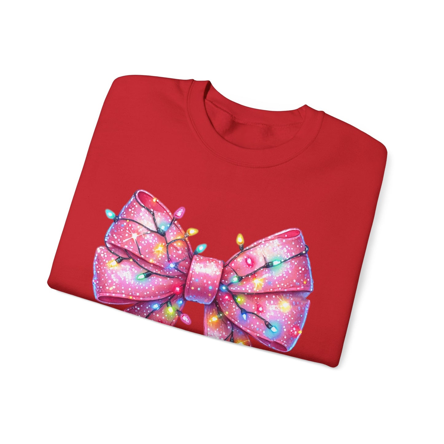 Christmas Bow Unisex Heavy Blend Crewneck Sweatshirt - sizes S - 5X