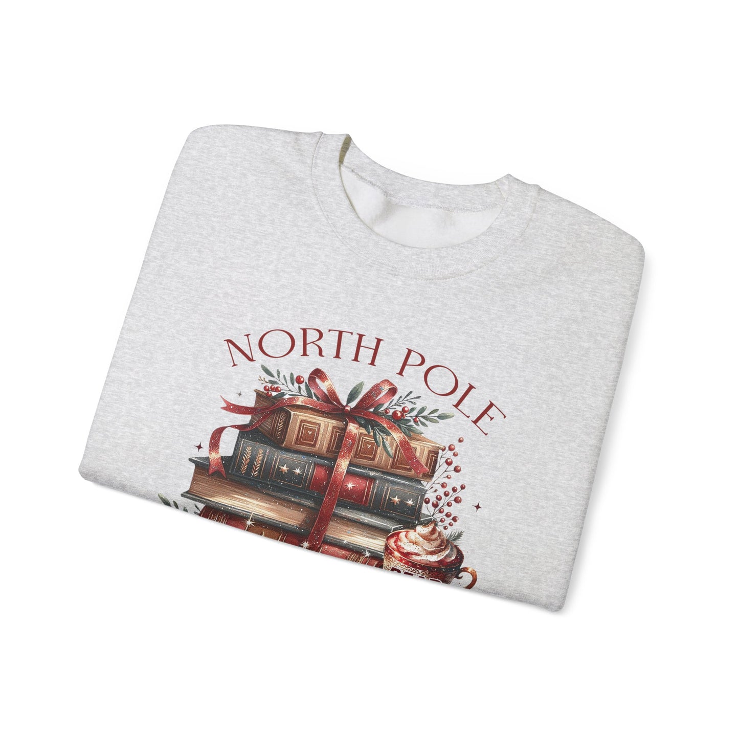 North Pole Book Club Unisex Heavy Blend™ Crewneck Sweatshirt - sizes S - 3X