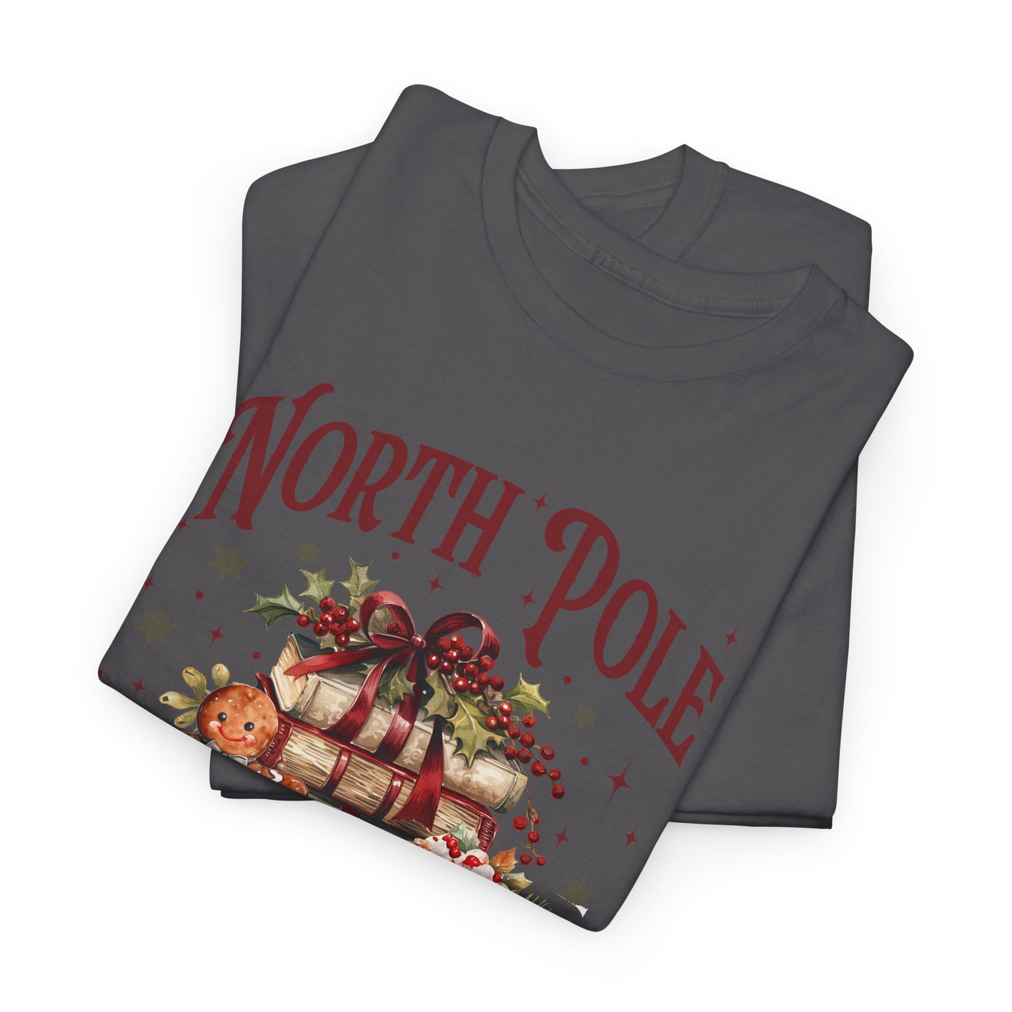 North Pole Book Club Unisex Heavy Cotton Tee - Sizes S - 5X