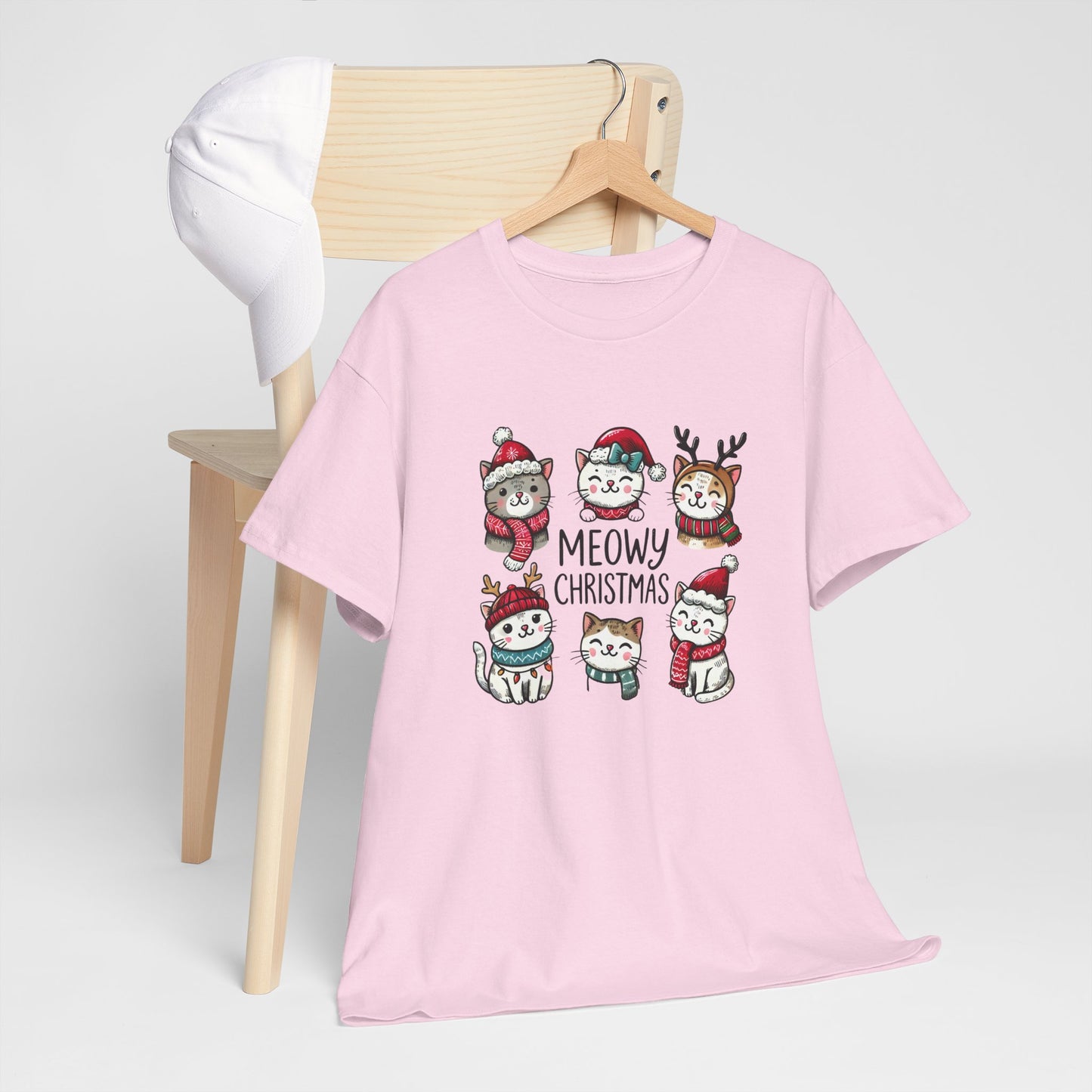 Meowy Christmas Unisex T-shirt - sizes S - 5X