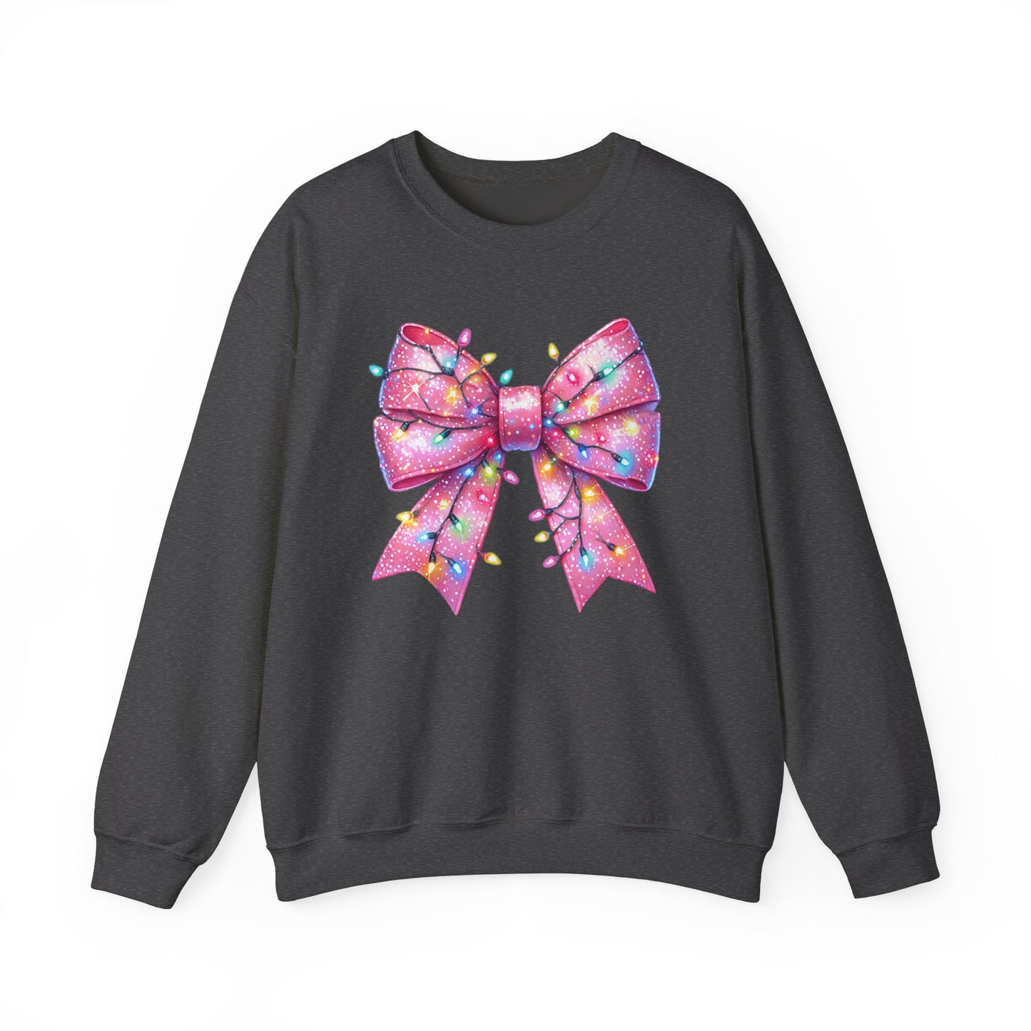 Big Pink Bow Unisex Heavy Blend™ Crewneck Sweatshirt - sizes S - 3X