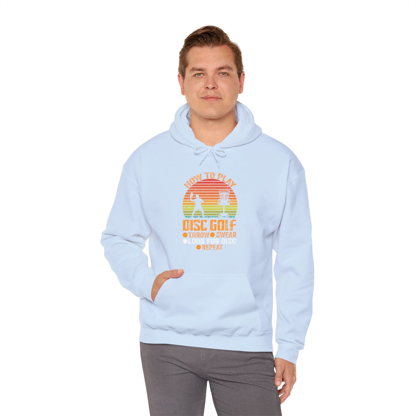 How to Disc Golf Unisex Heavy Blend™ Hooded Sweatshirt - S - 3X