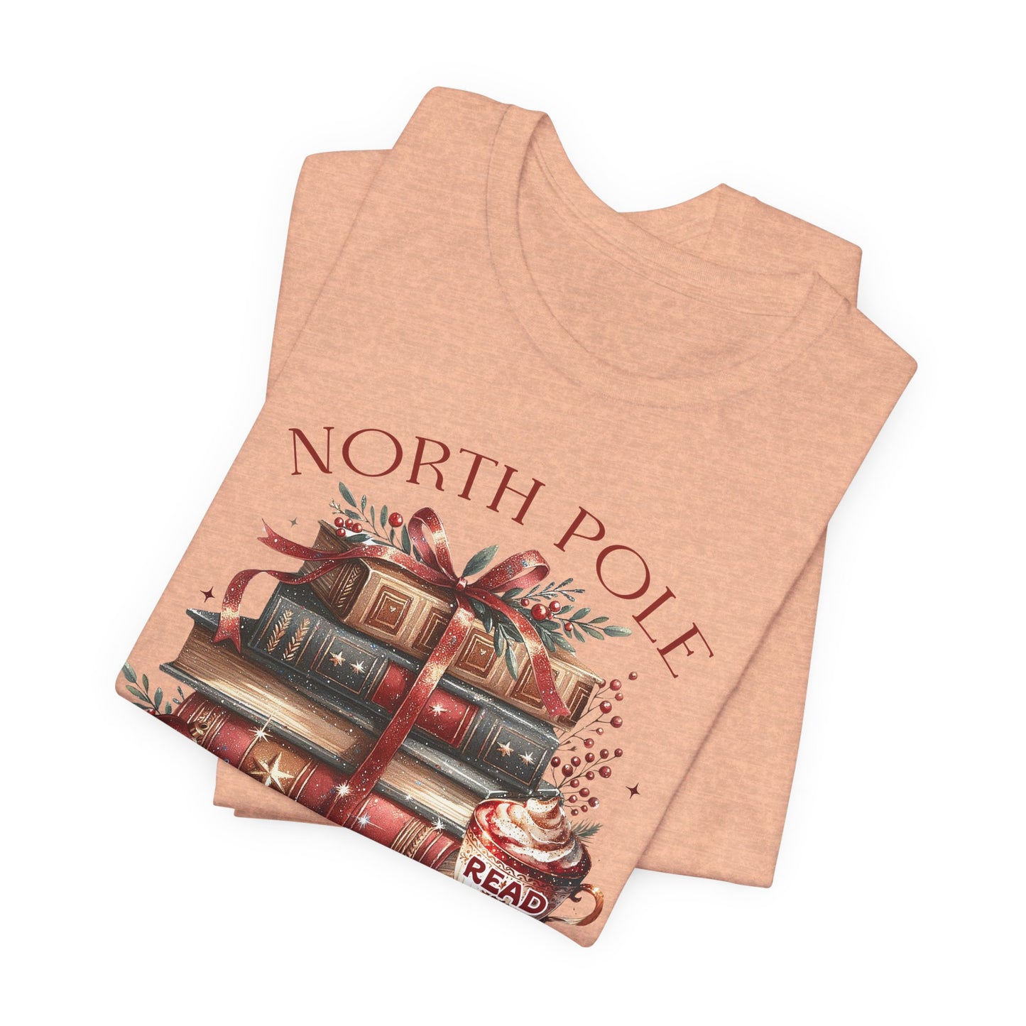 North Pole Book Club Unisex Jersey T-shirt - sizes S - 3X