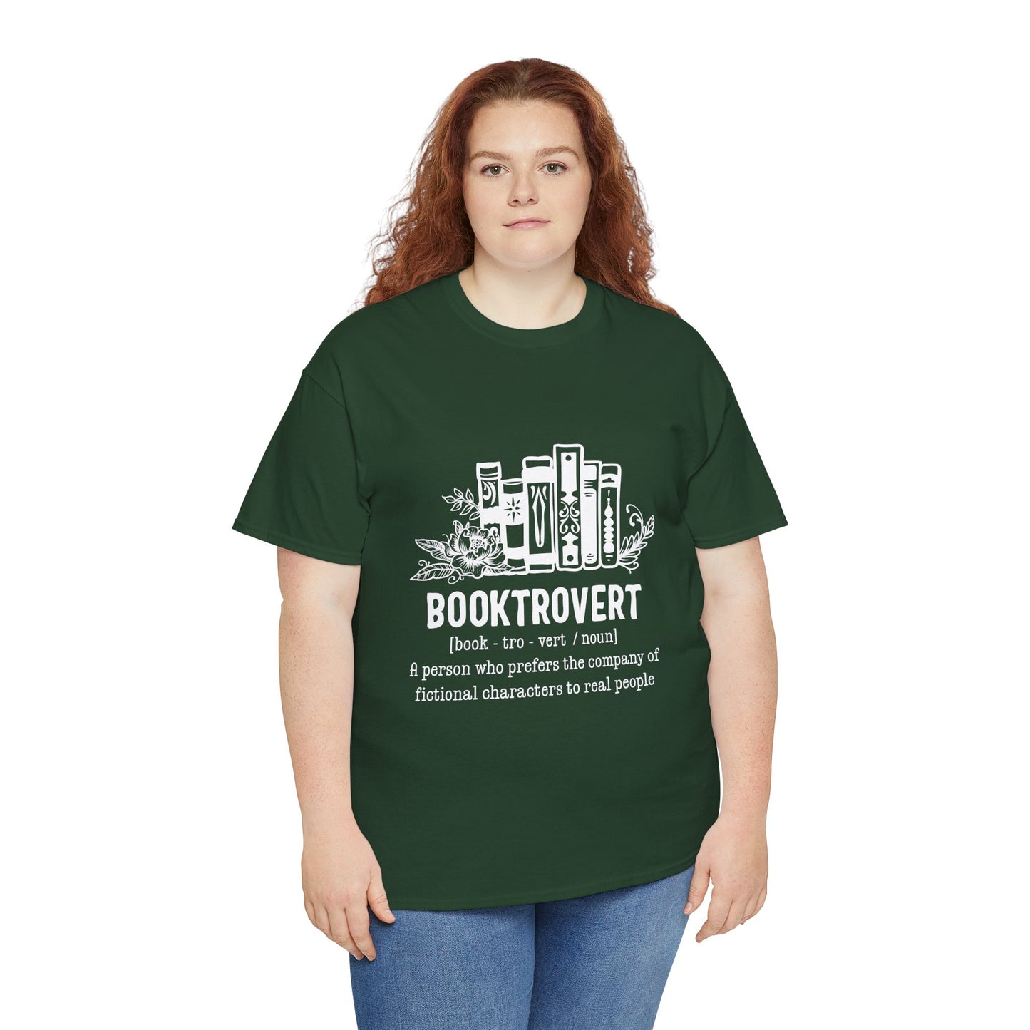 Booktrovert Definition Unisex Heavy Cotton Tee