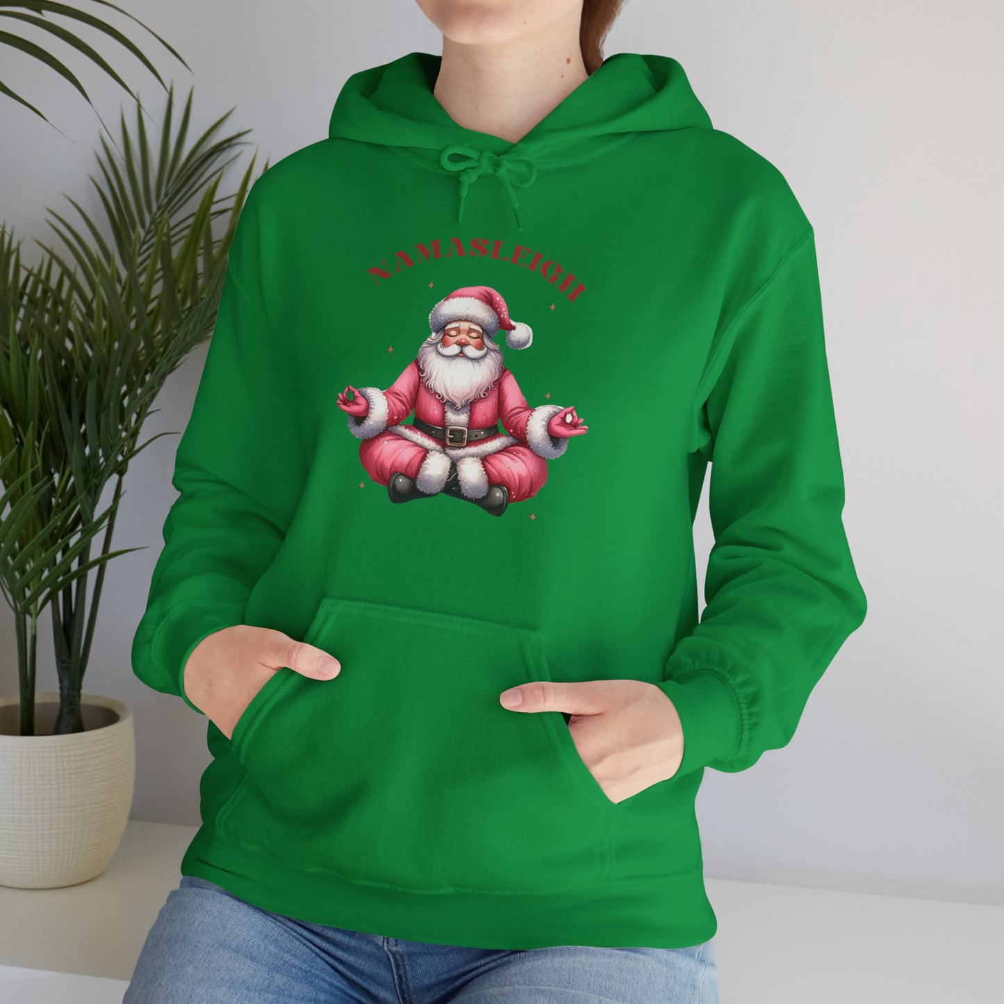 Namasleigh Santa Unisex Heavy Blend Hooded Sweatshirt - sizes S - 5X