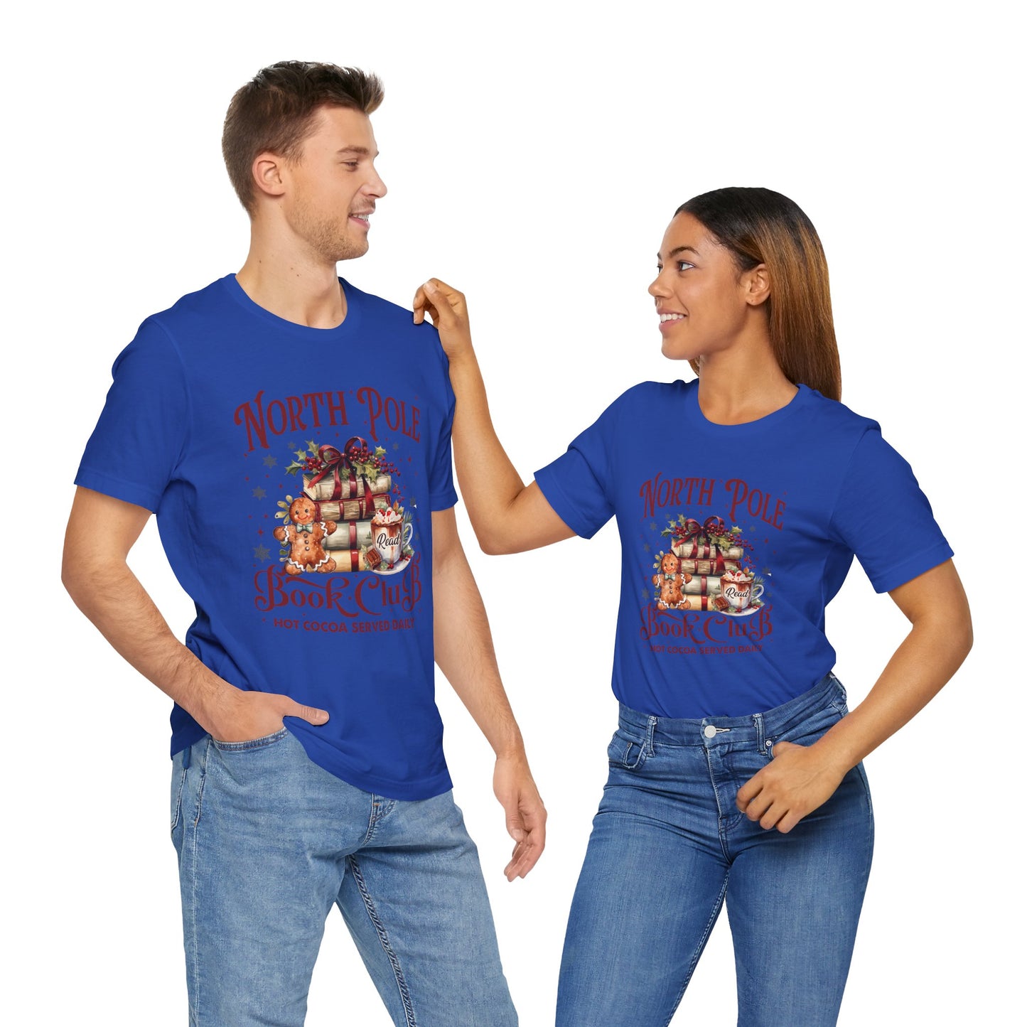 North Pole Book Club Unisex Jersey Short Sleeve Tee - sizes S - 3X