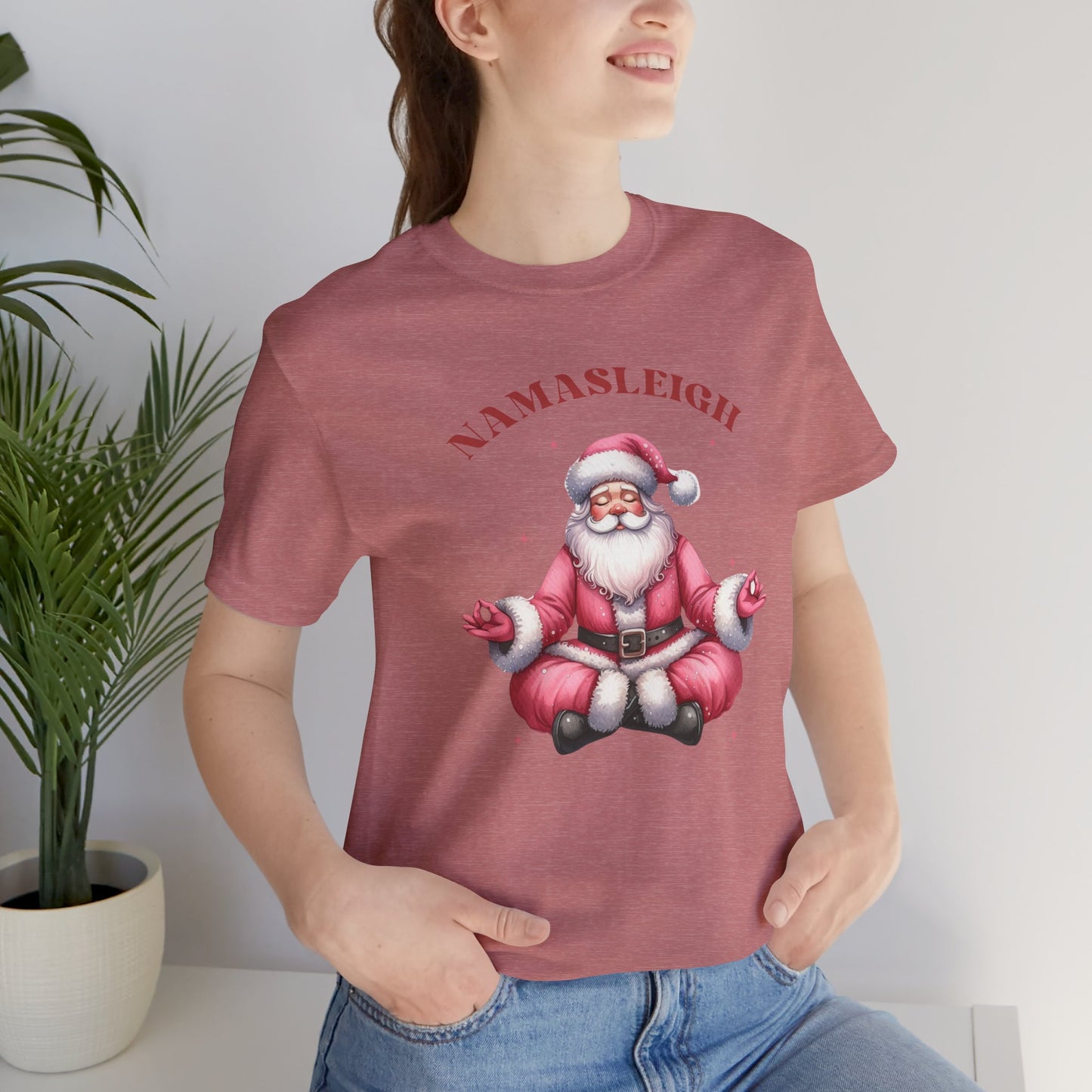 Namasleigh Santa Unisex Jersey Short Sleeve Tee - sizes S - 3X