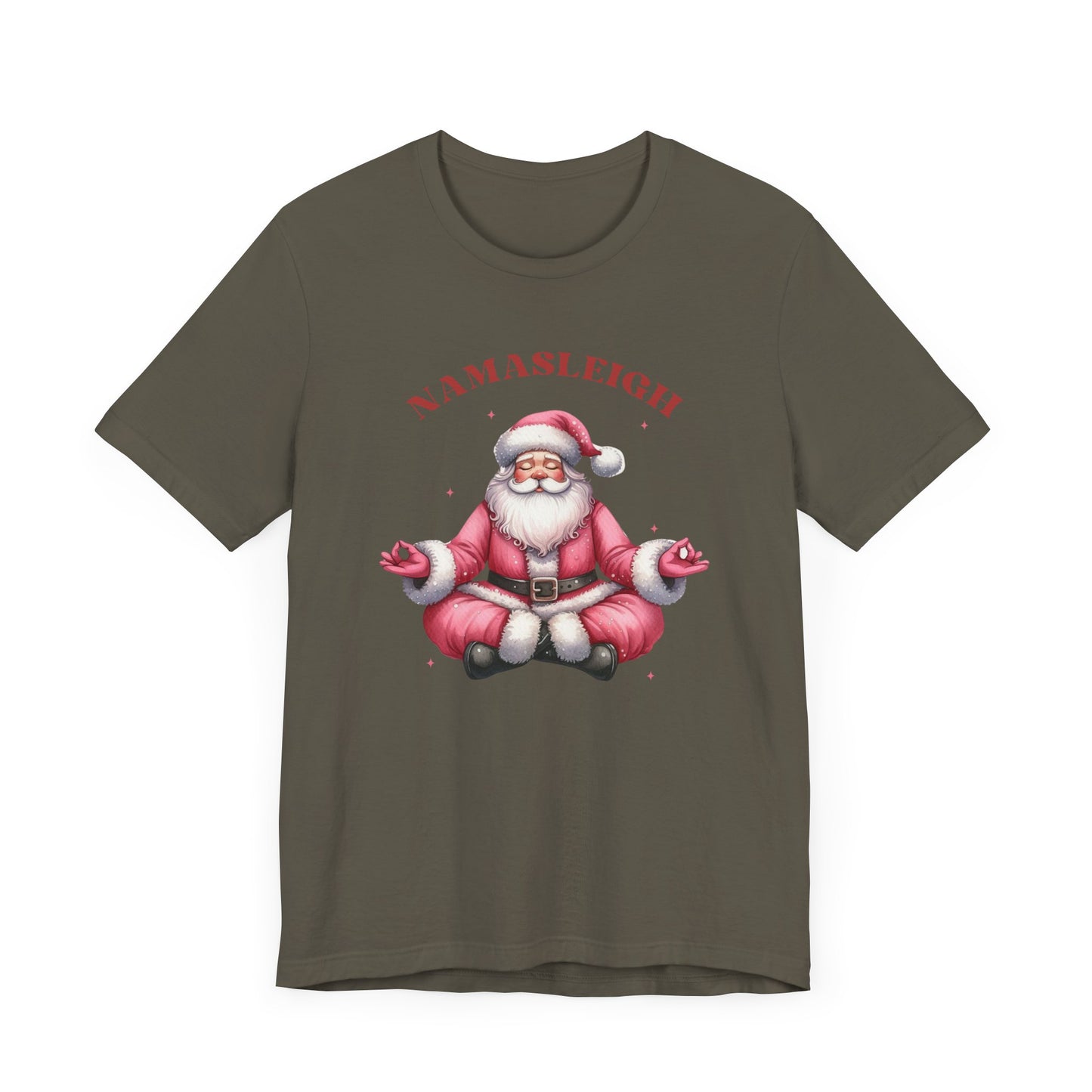 Namasleigh Santa  Unisex Jersey Short Sleeve Tee - size S - 3X