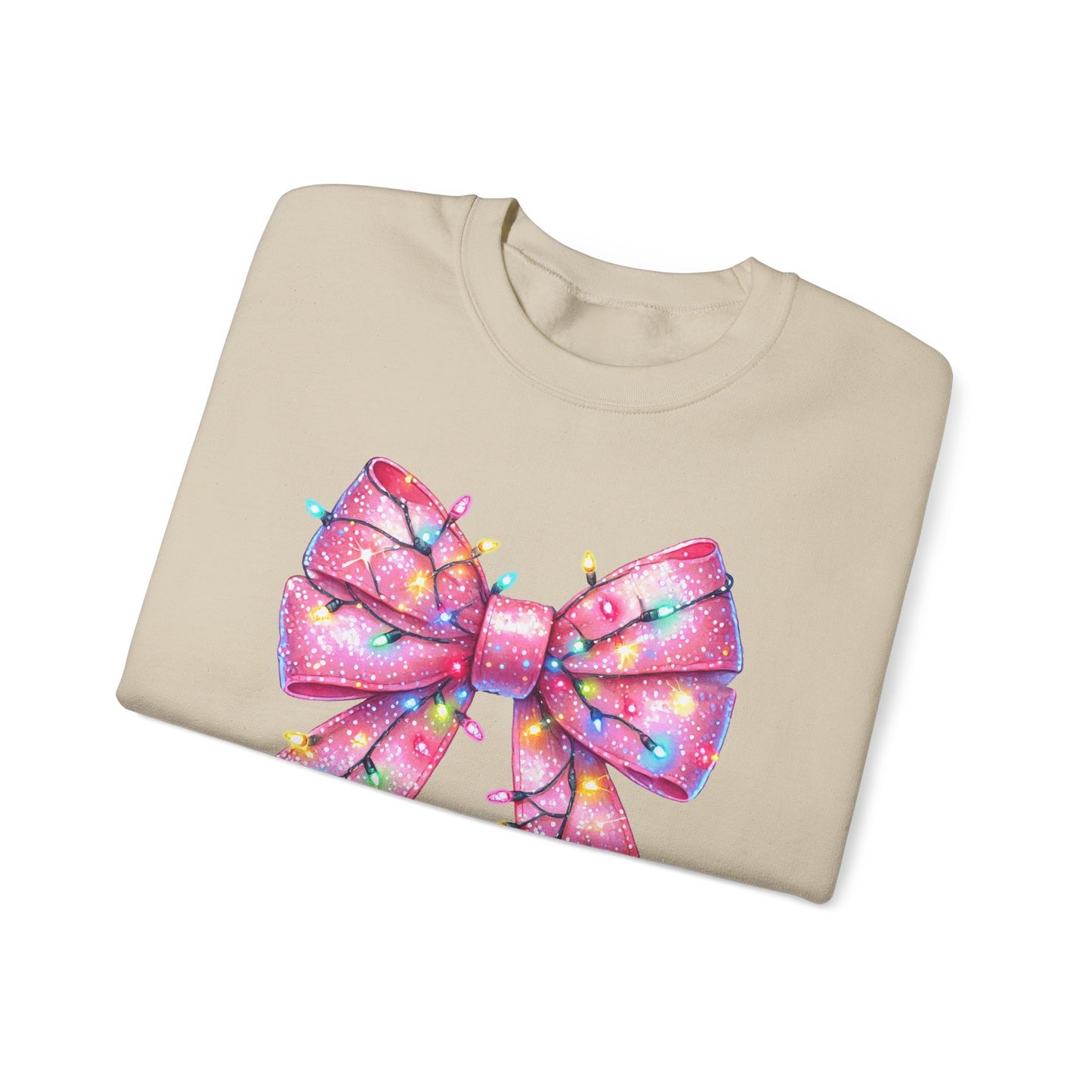 Big Pink Bow Unisex Heavy Blend™ Crewneck Sweatshirt - sizes S - 3X