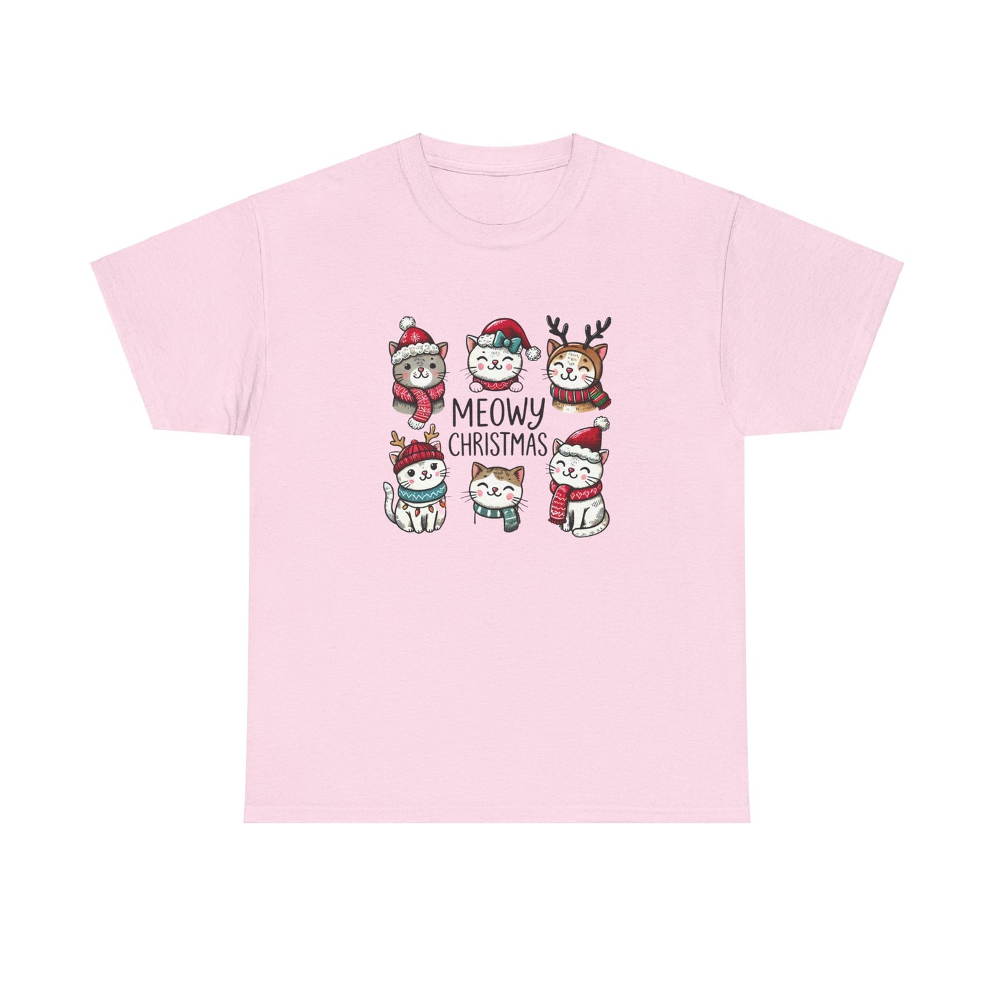 Meowy Christmas Unisex T-shirt - sizes S - 5X