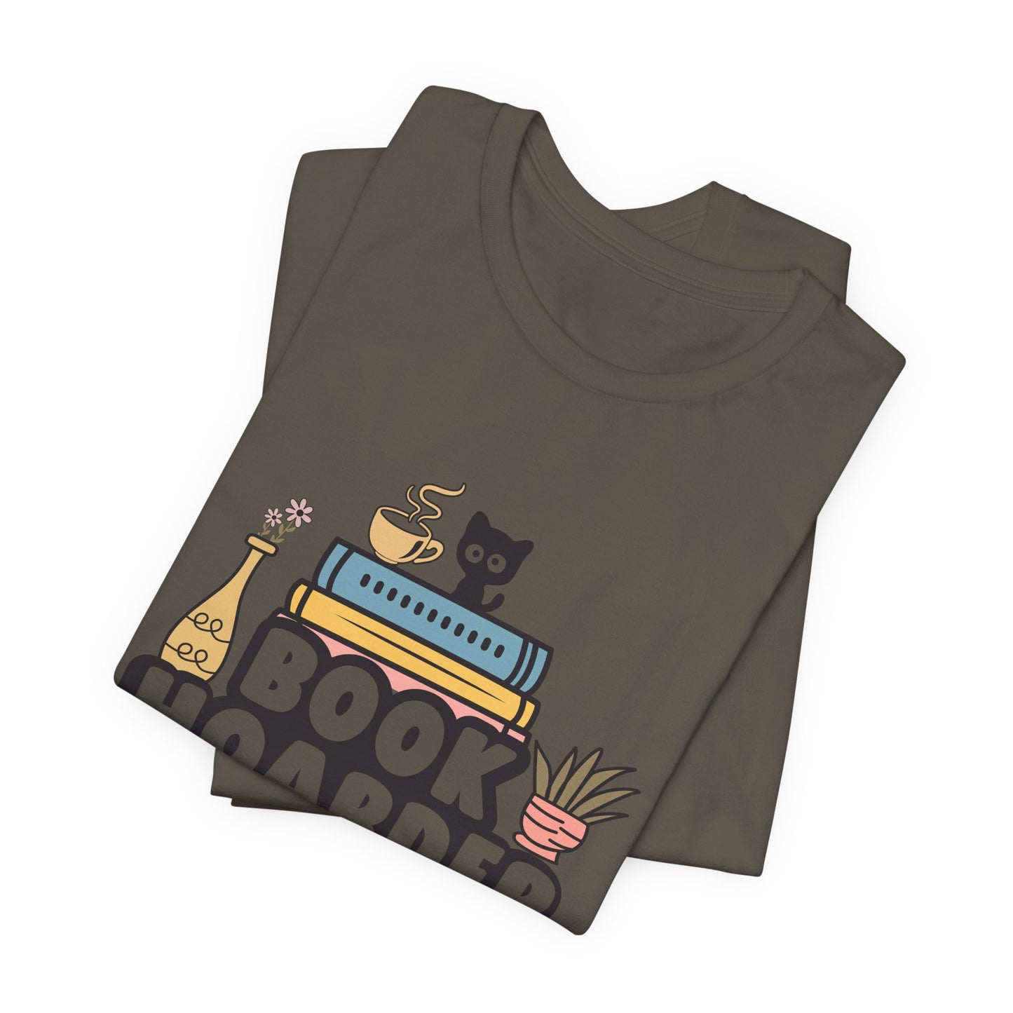 Book Hoarder Unisex Short Sleeve Tee - Sizes S - 3X