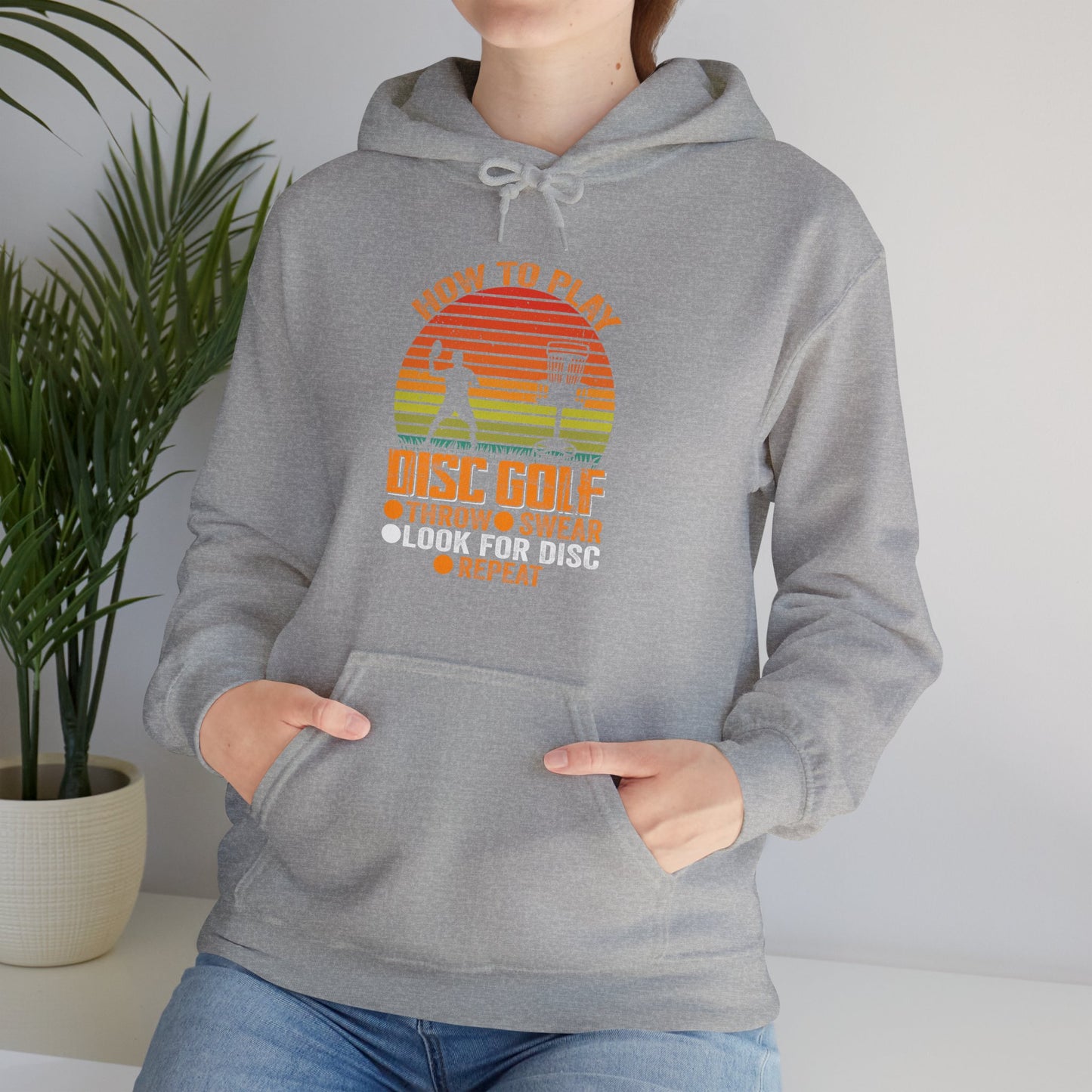 How to Disc Golf Unisex Heavy Blend™ Hooded Sweatshirt - S - 3X