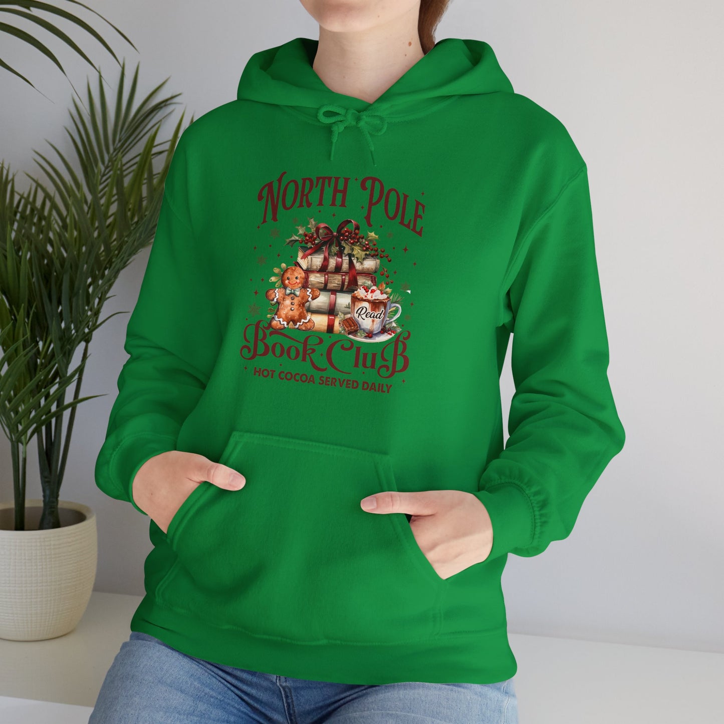 North Pole Book Club Unisex Heavy Blend™ Hooded Sweatshirt -sizes S - 3X