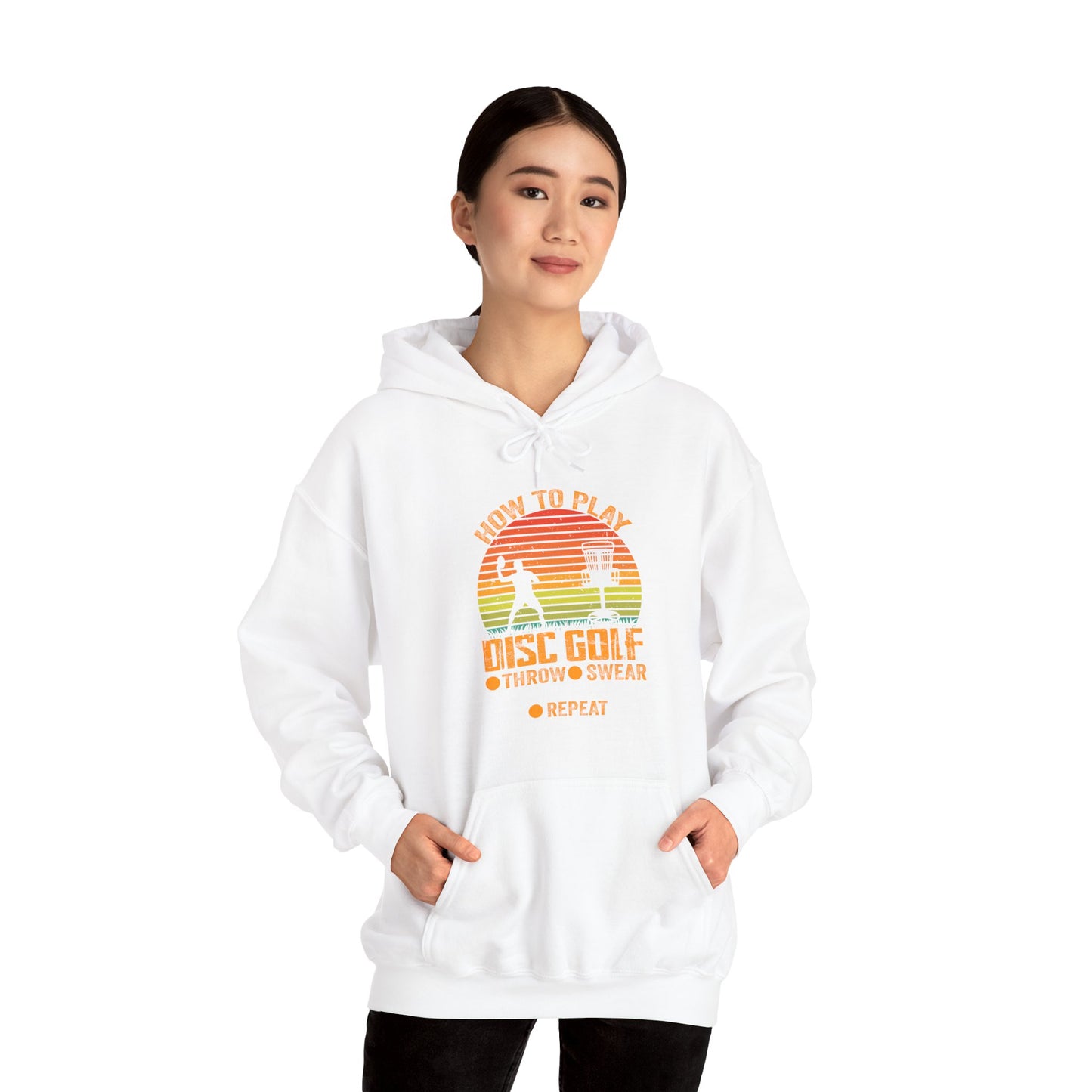 How to Disc Golf Unisex Heavy Blend™ Hooded Sweatshirt - S - 3X