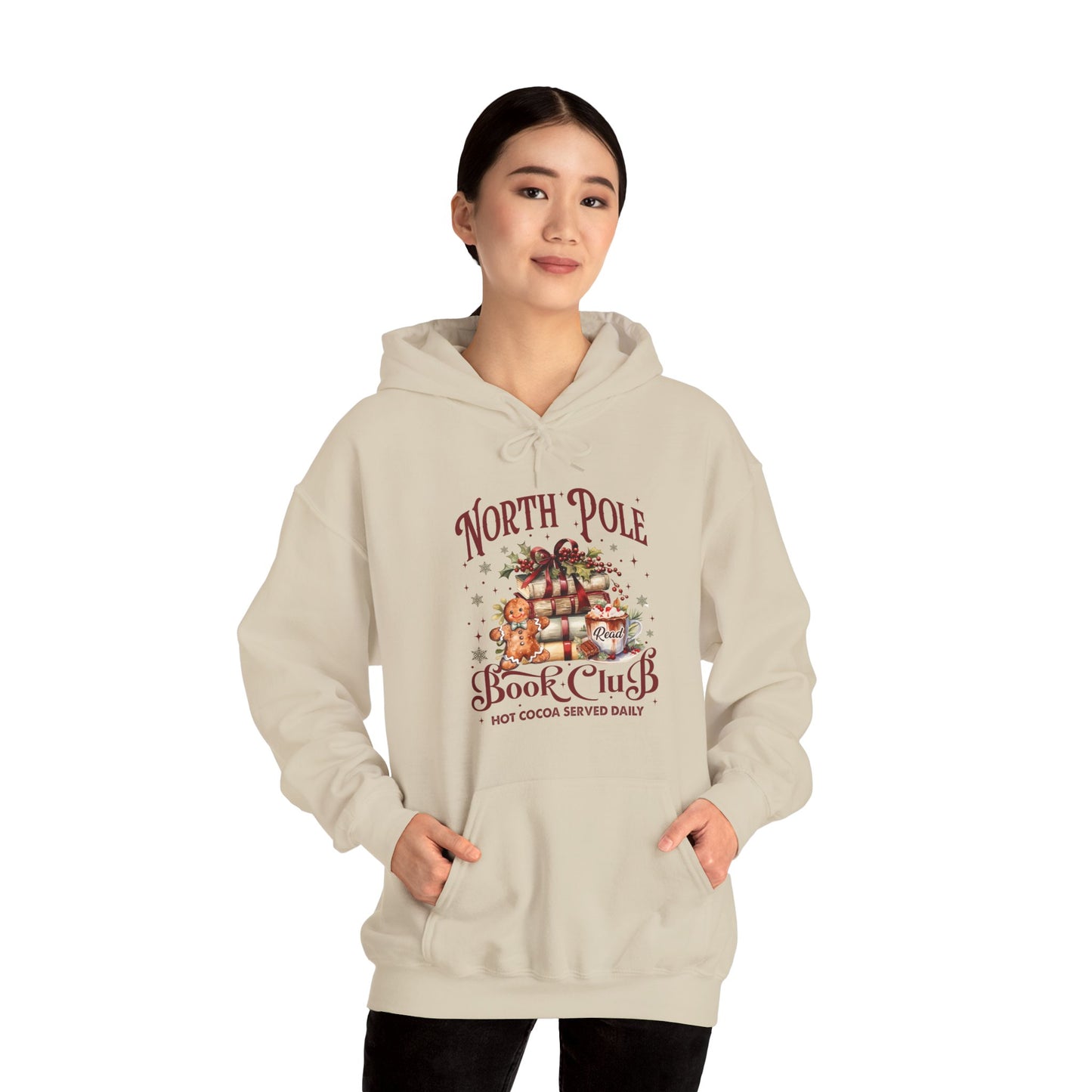 North Pole Book Club Unisex Heavy Blend™ Hooded Sweatshirt -sizes S - 3X