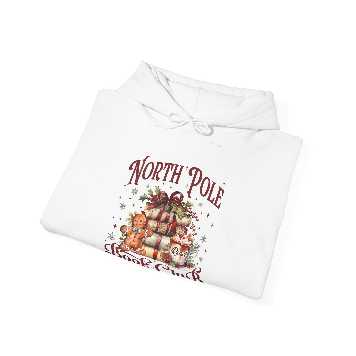 North Pole Book Club Unisex Heavy Blend™ Hooded Sweatshirt -sizes S - 3X