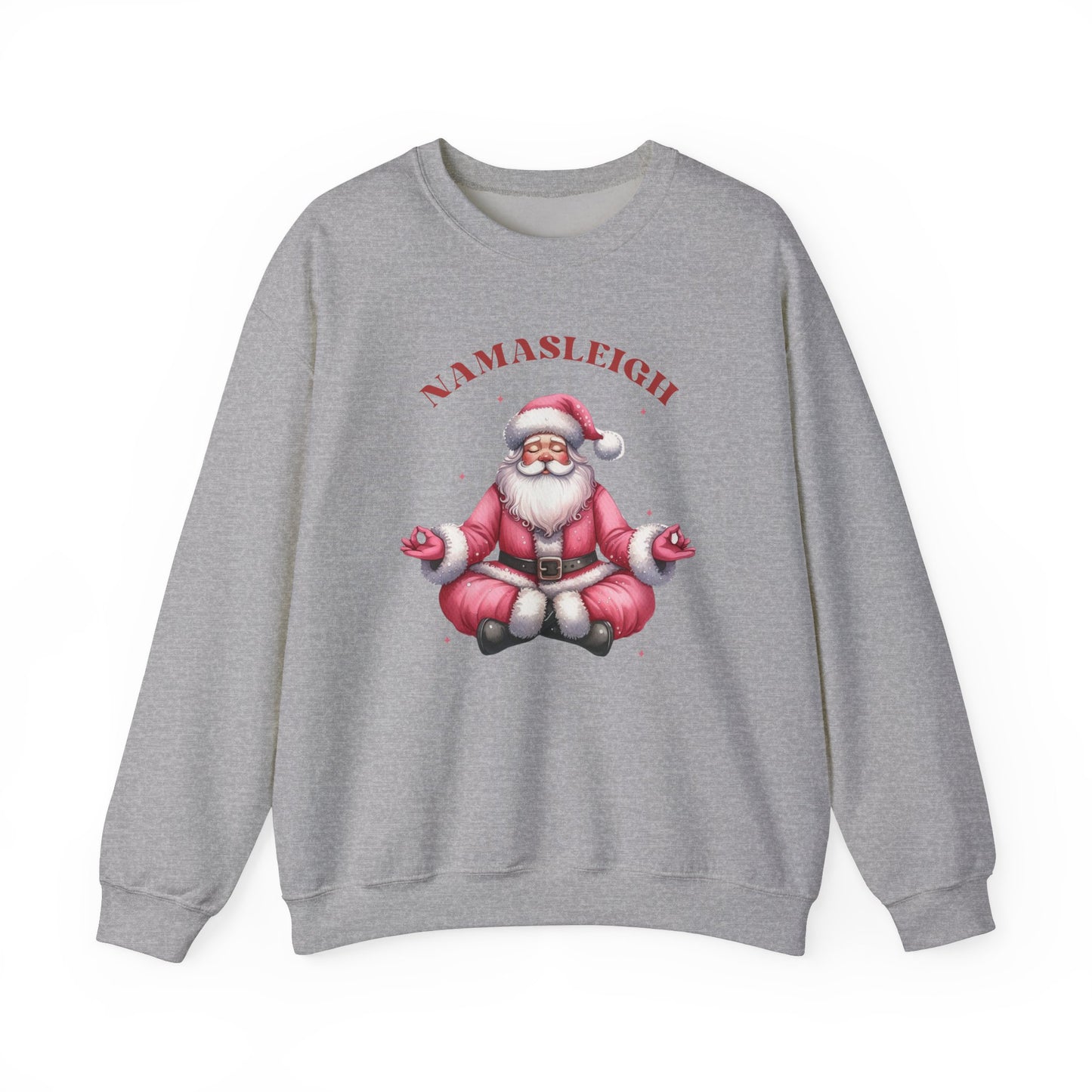 Namasleigh Santa Unisex Heavy Blend Crewneck Sweatshirt - Sizes S - 5X