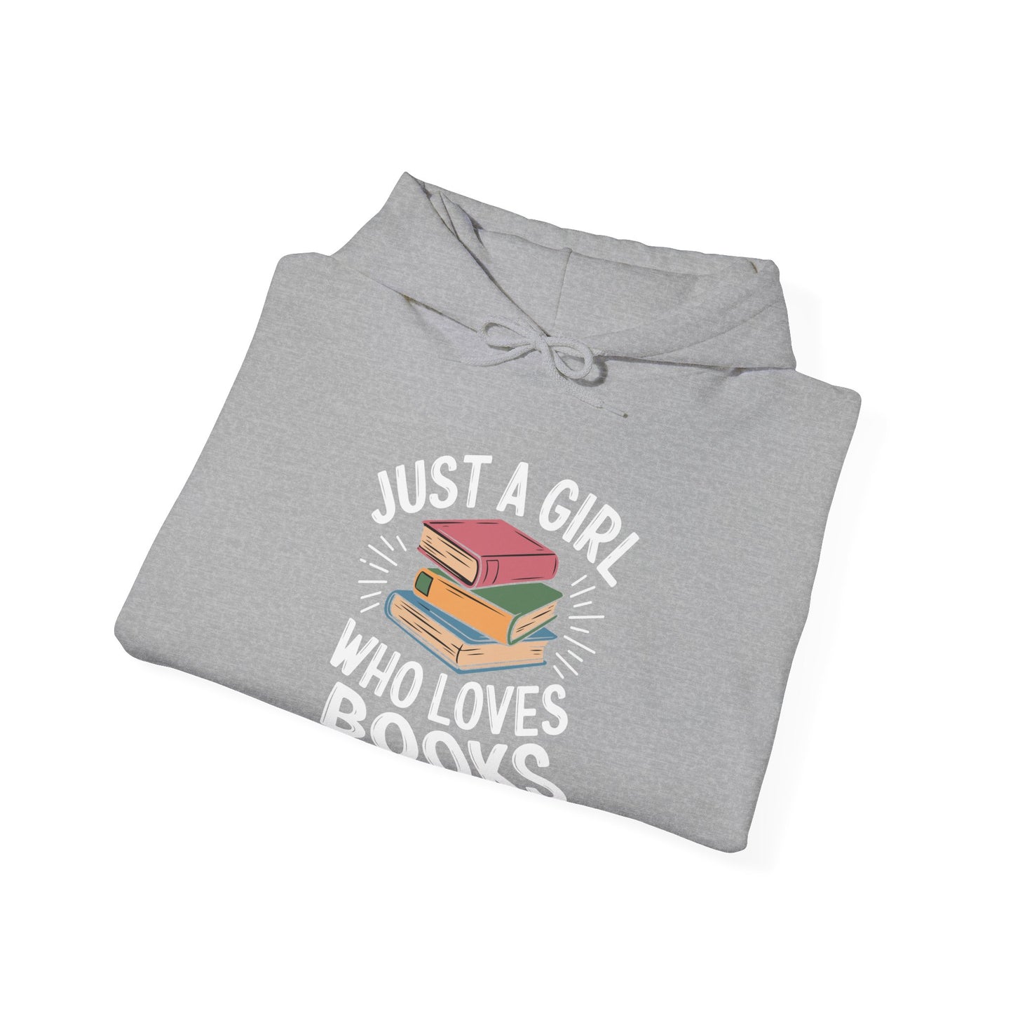 Just a Girl Who Loves Books Unisex Heavy Blend™ Hooded Sweatshirt - sizes S - 5X