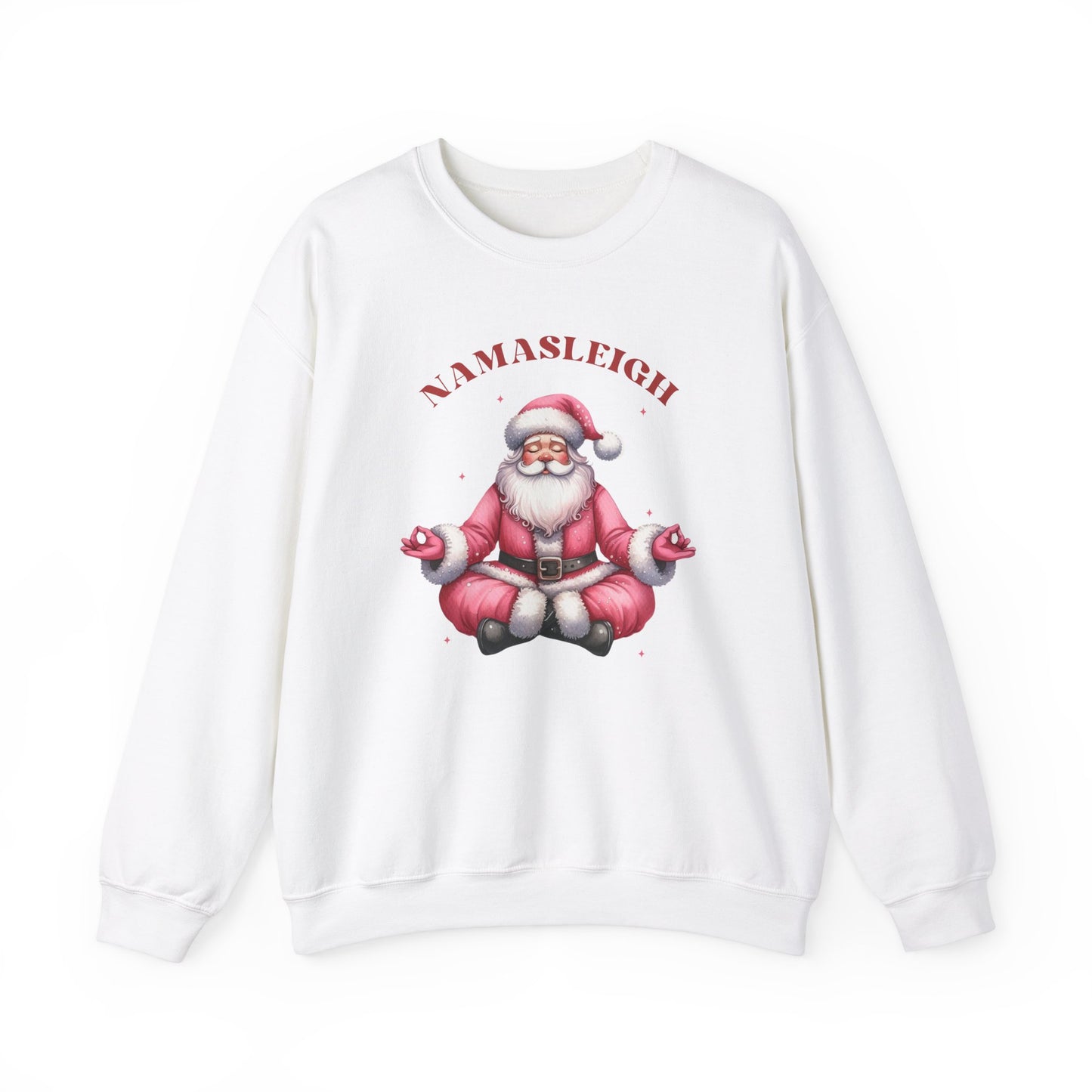 Namasleigh Santa Unisex Heavy Blend Crewneck Sweatshirt - Sizes S - 5X