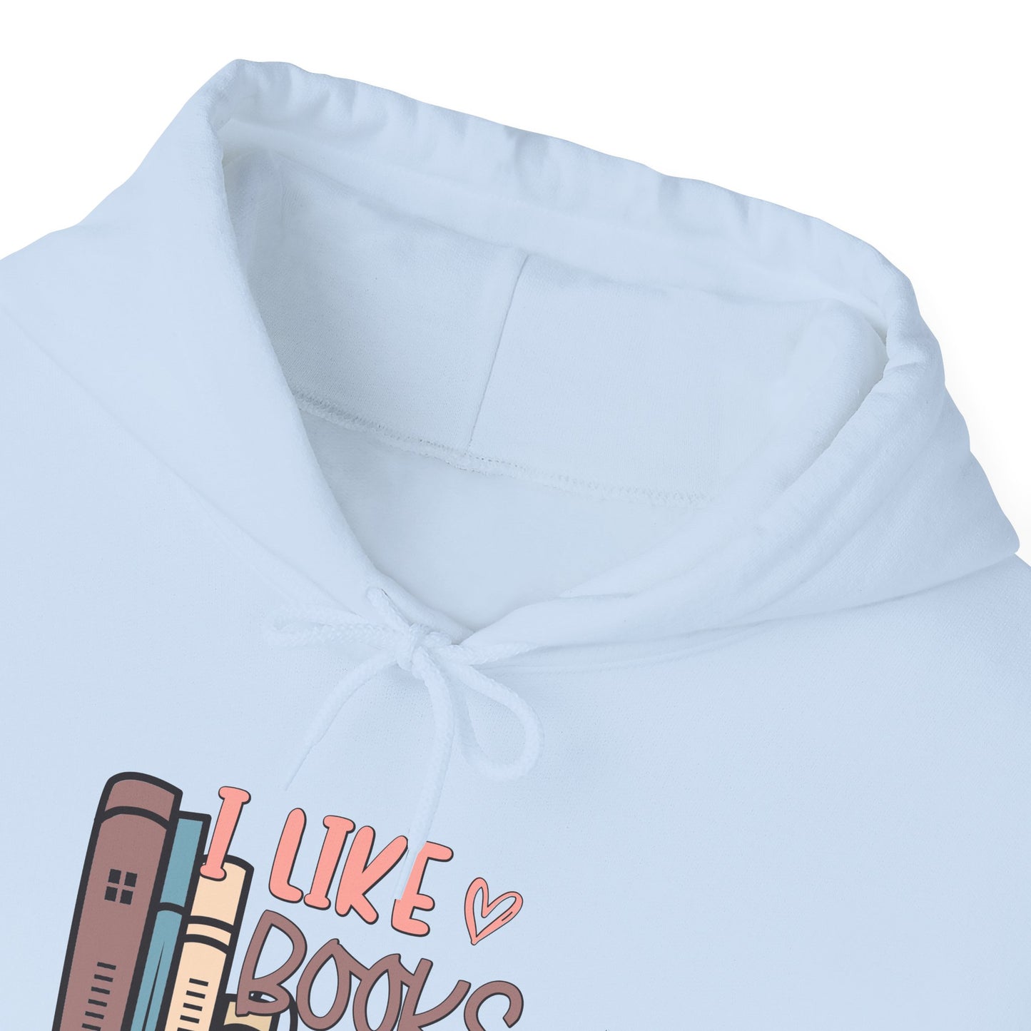 I like books more than people Unisex Heavy Blend™ Hooded Sweatshirt - sizes S - 3X