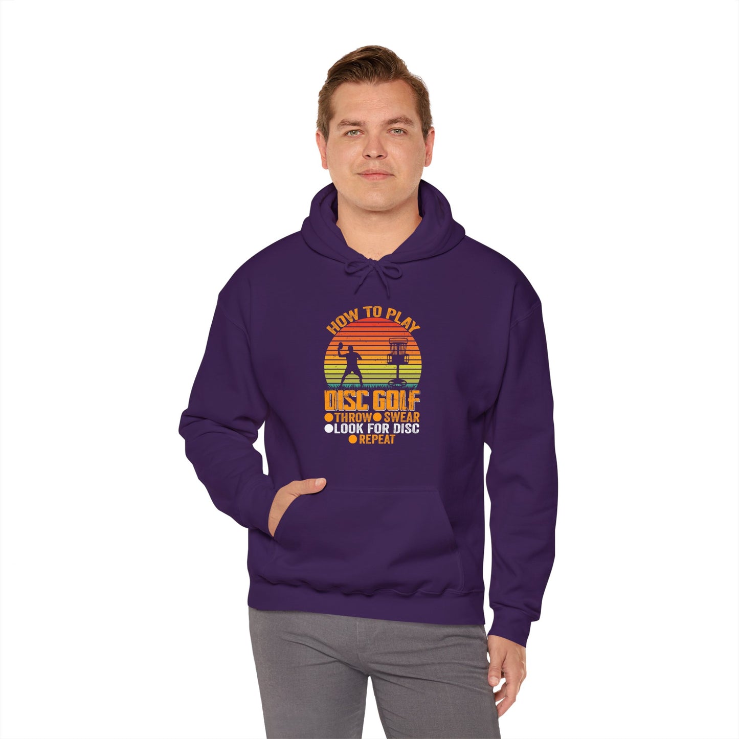 How to Disc Golf Unisex Heavy Blend™ Hooded Sweatshirt - S - 3X