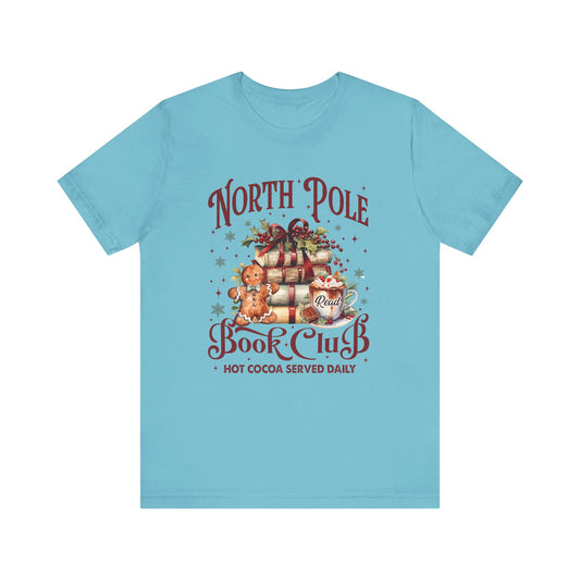 North Pole Book Club Unisex Jersey Short Sleeve Tee - sizes S - 3X