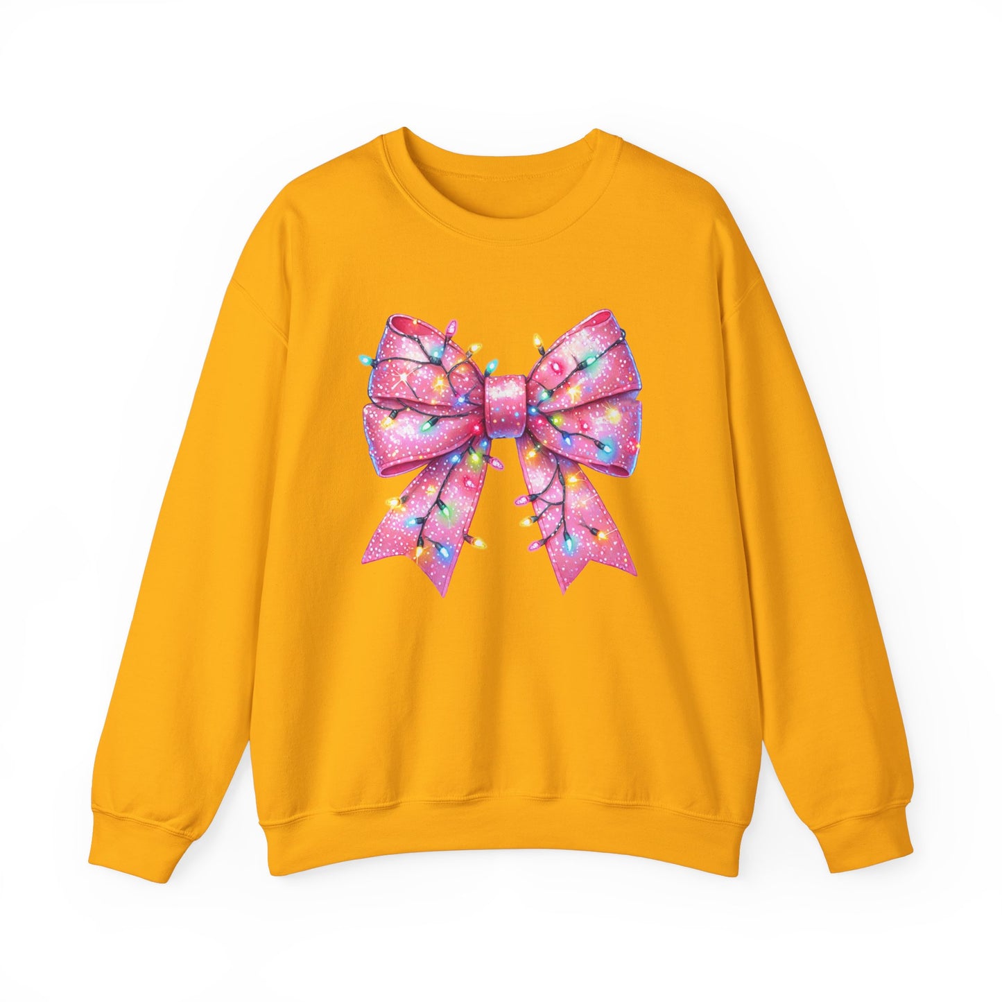 Big Pink Bow Unisex Heavy Blend™ Crewneck Sweatshirt - sizes S - 3X