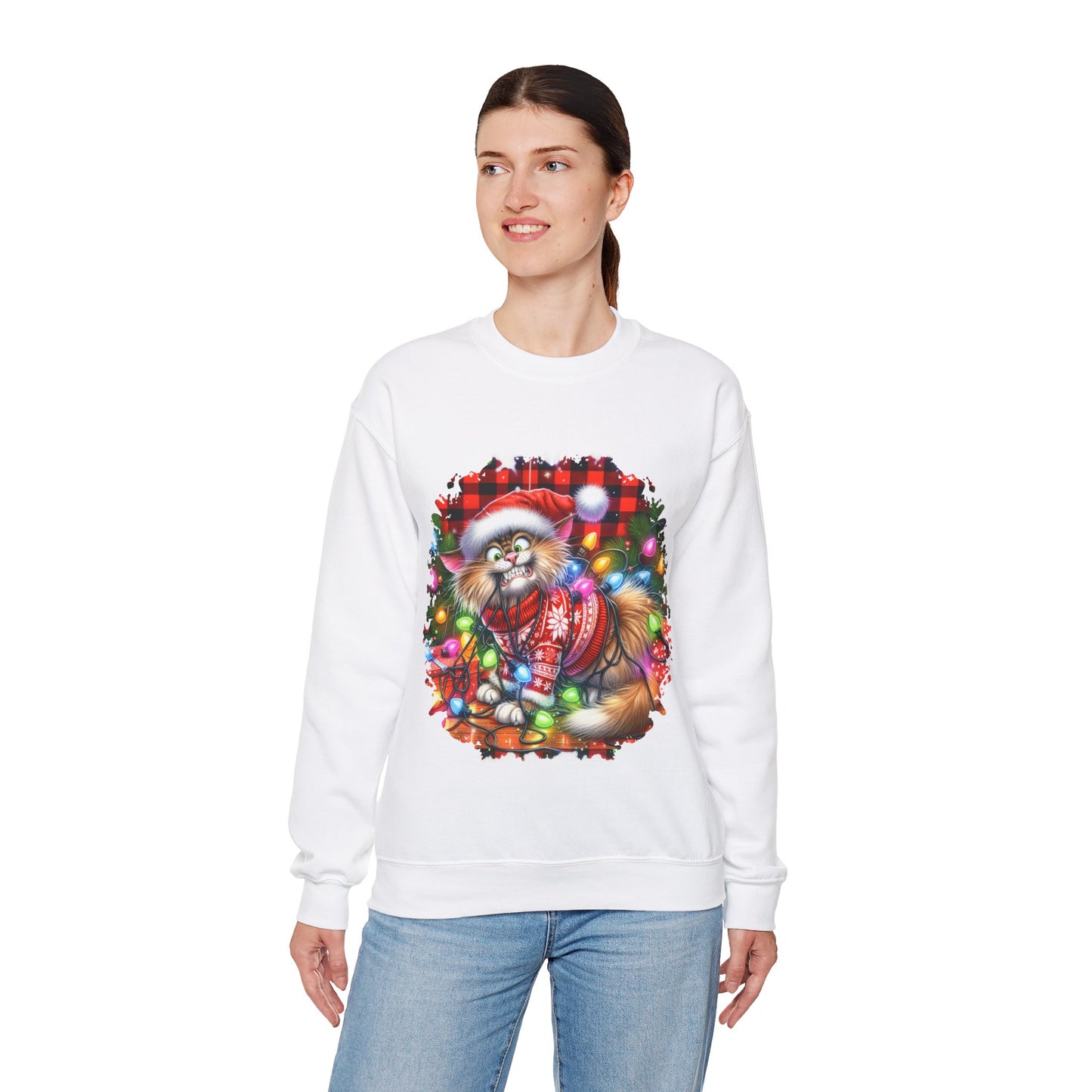 Christmas Cat Unisex Sweatshirt