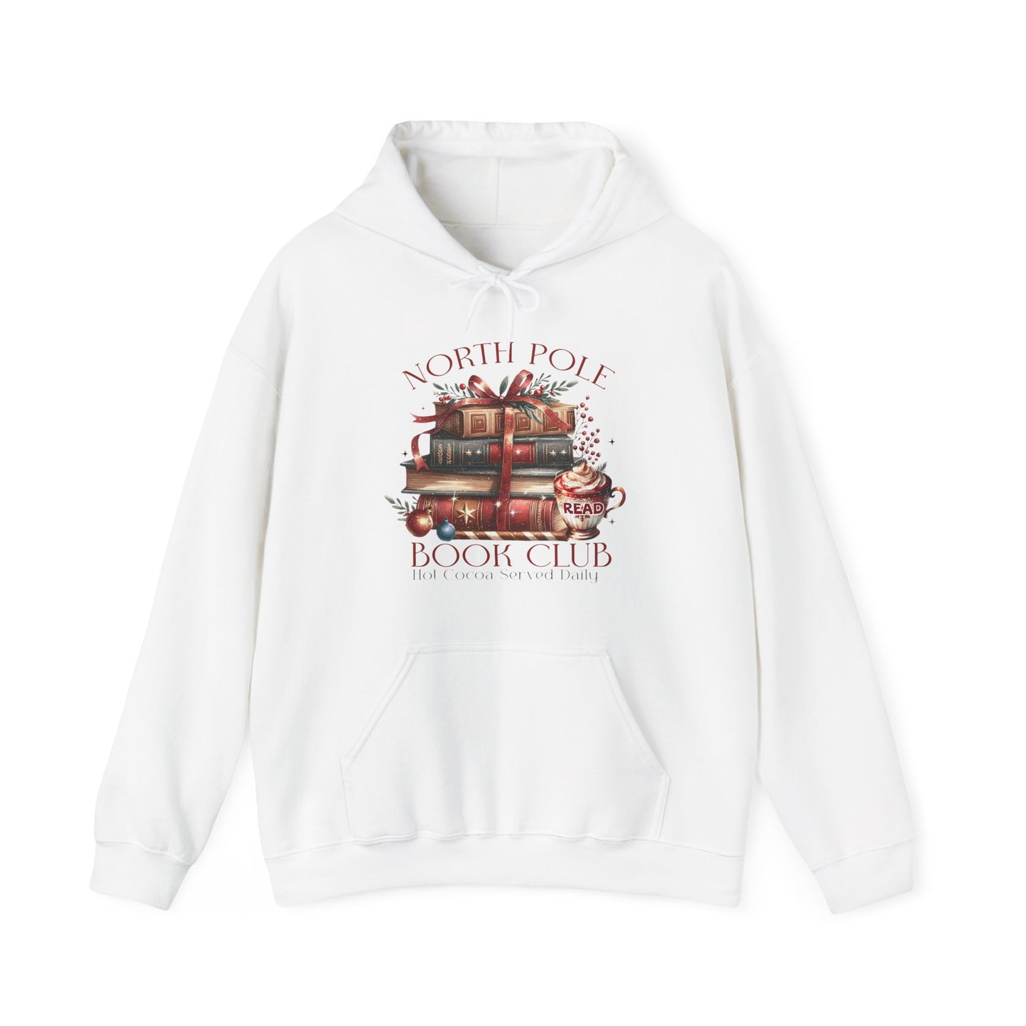 North Pole Book Club Unisex Heavy Blend™ Hooded Sweatshirt - size S - 3X