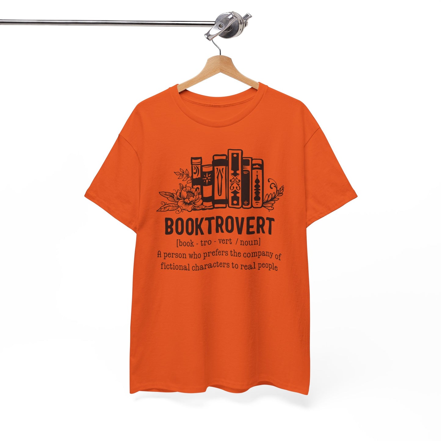 Booktrovert Definition Unisex Heavy Cotton Tee