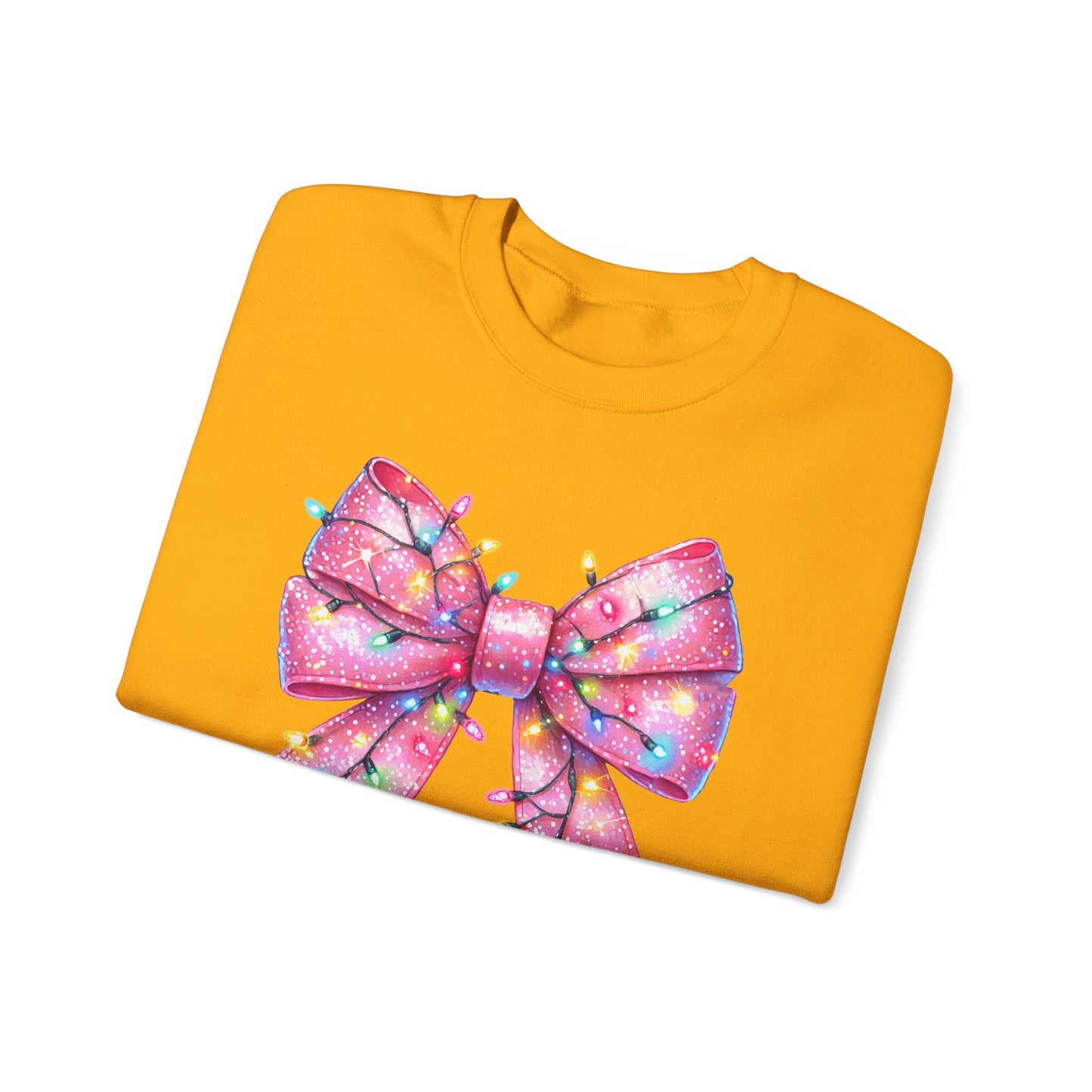 Big Pink Bow Unisex Heavy Blend™ Crewneck Sweatshirt - sizes S - 3X