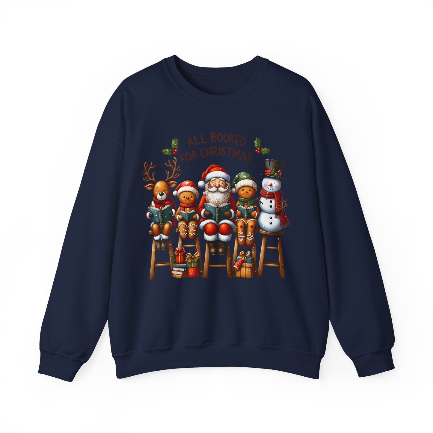 Christmas Characters Unisex Heavy Blend Crewneck Sweatshirt