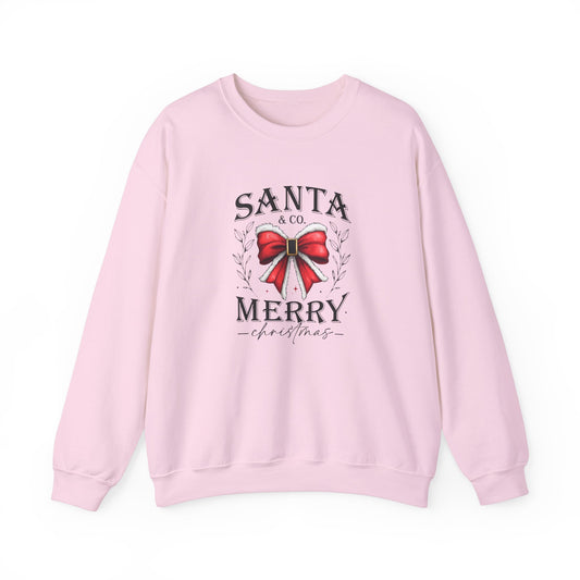 Santa and Co Merry Christmas Unisex Heavy Blend™ Crewneck Sweatshirt - sizes S - 3X