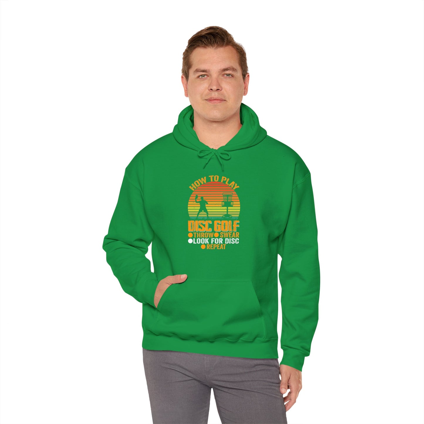 Disc Golfer Unisex Heavy Blend Hoodie - Size S - 5X