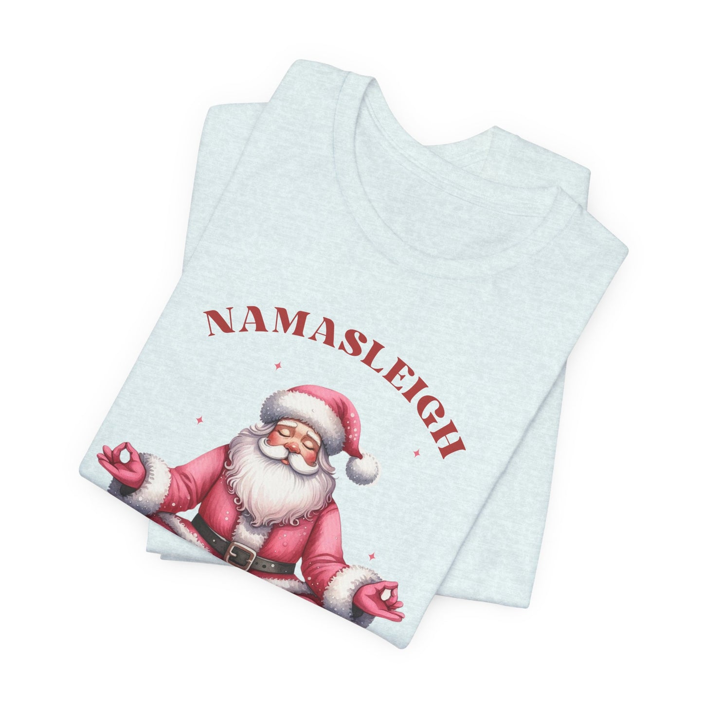 Namasleigh Santa  Unisex Jersey Short Sleeve Tee - size S - 3X