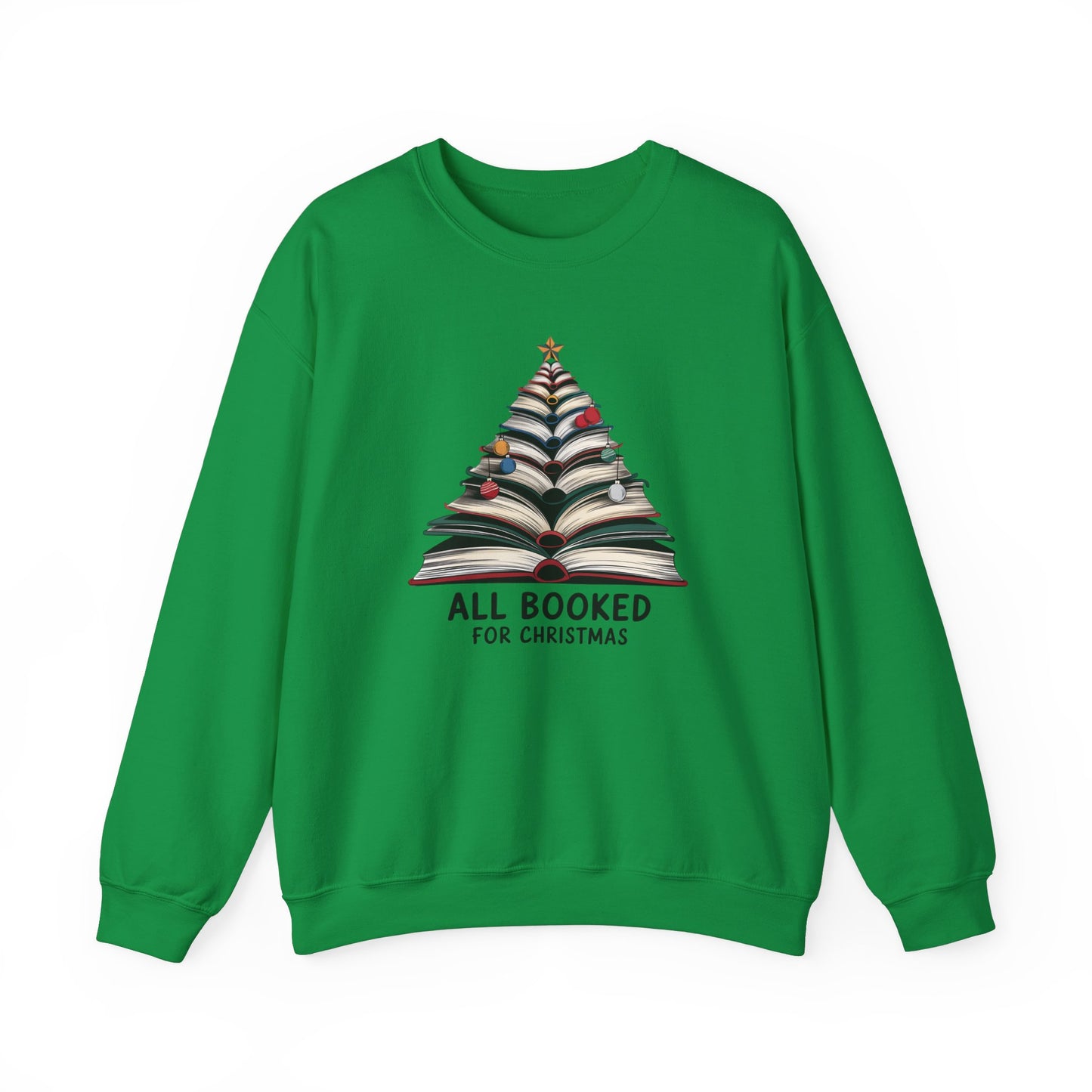 All Booked for Christmas Unisex Heavy Blend™ Crewneck Sweatshirt - sizes S - 3X