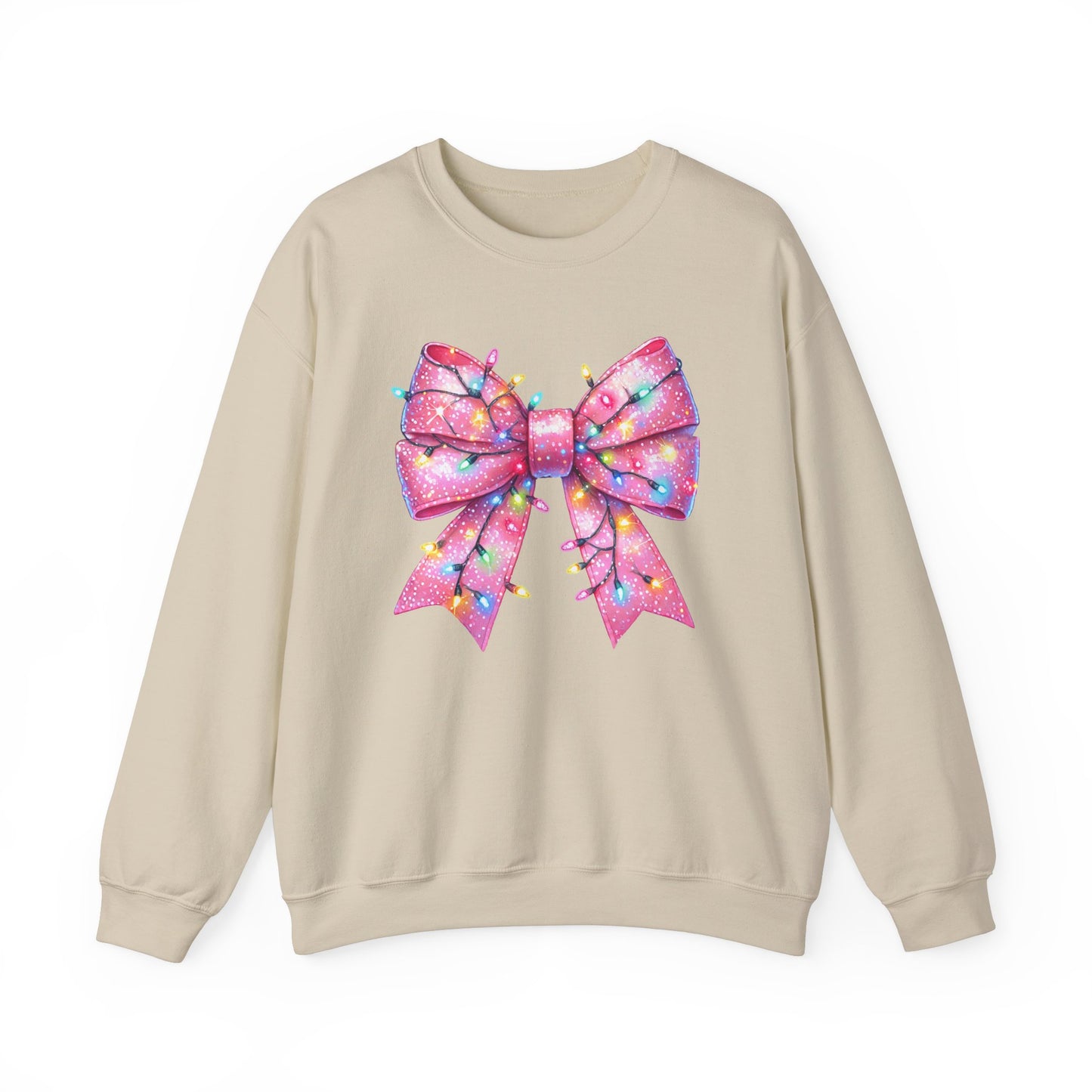 Big Pink Bow Unisex Heavy Blend™ Crewneck Sweatshirt - sizes S - 3X