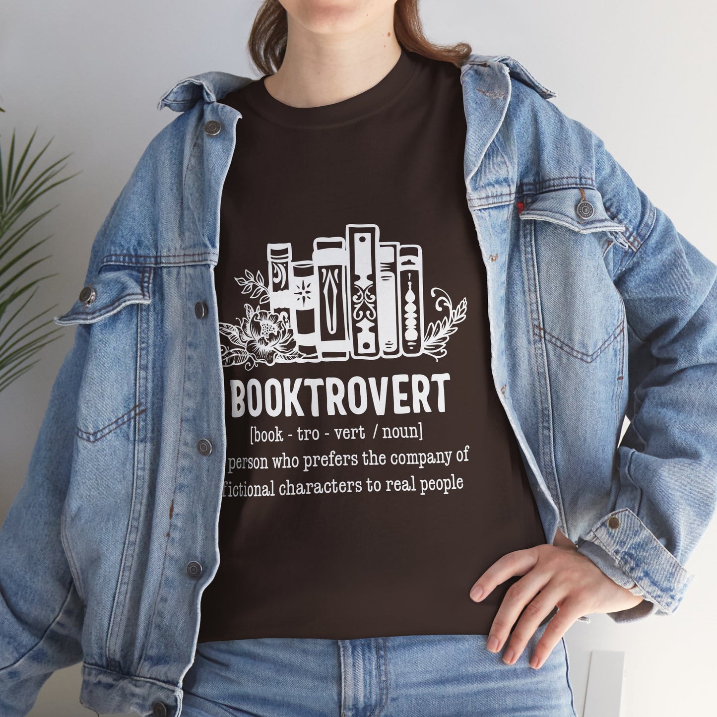 Booktrovert Definition Unisex Heavy Cotton Tee