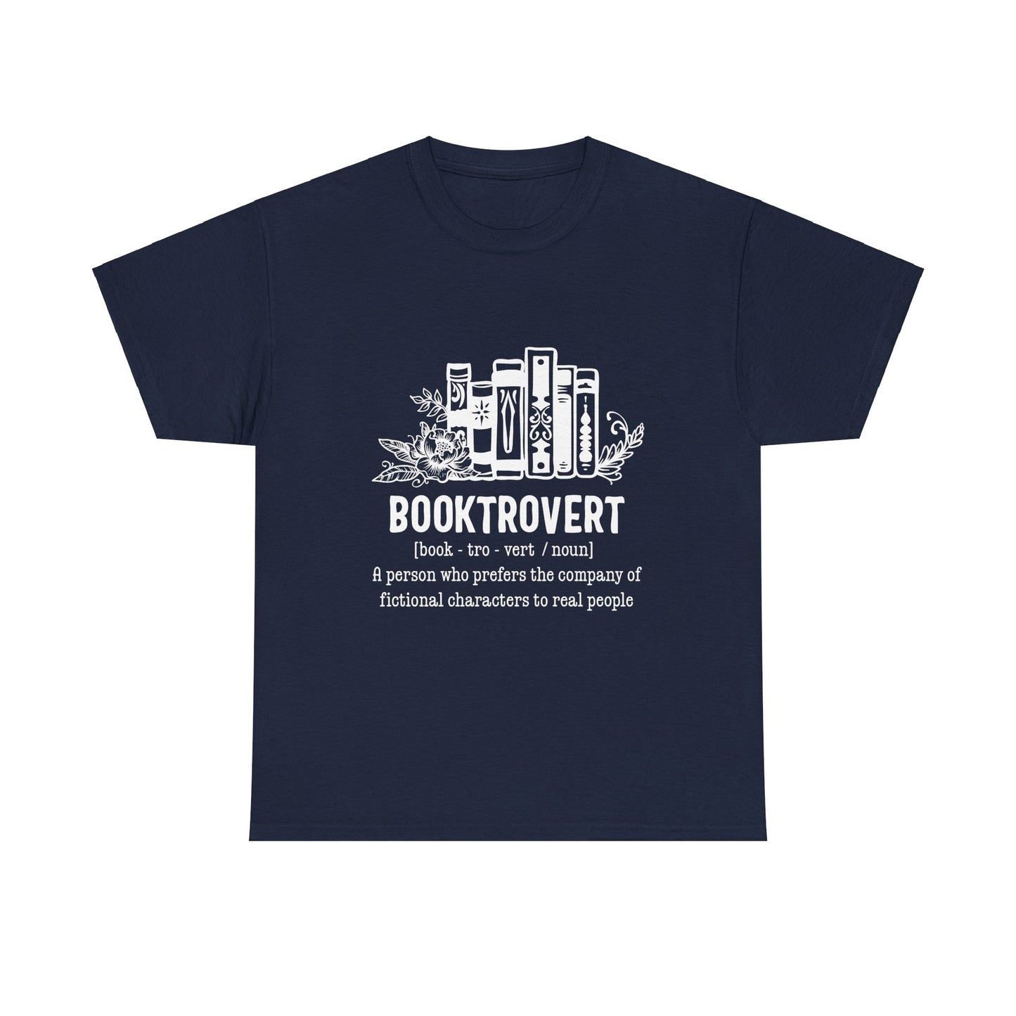 Booktrovert Definition Unisex Heavy Cotton Tee