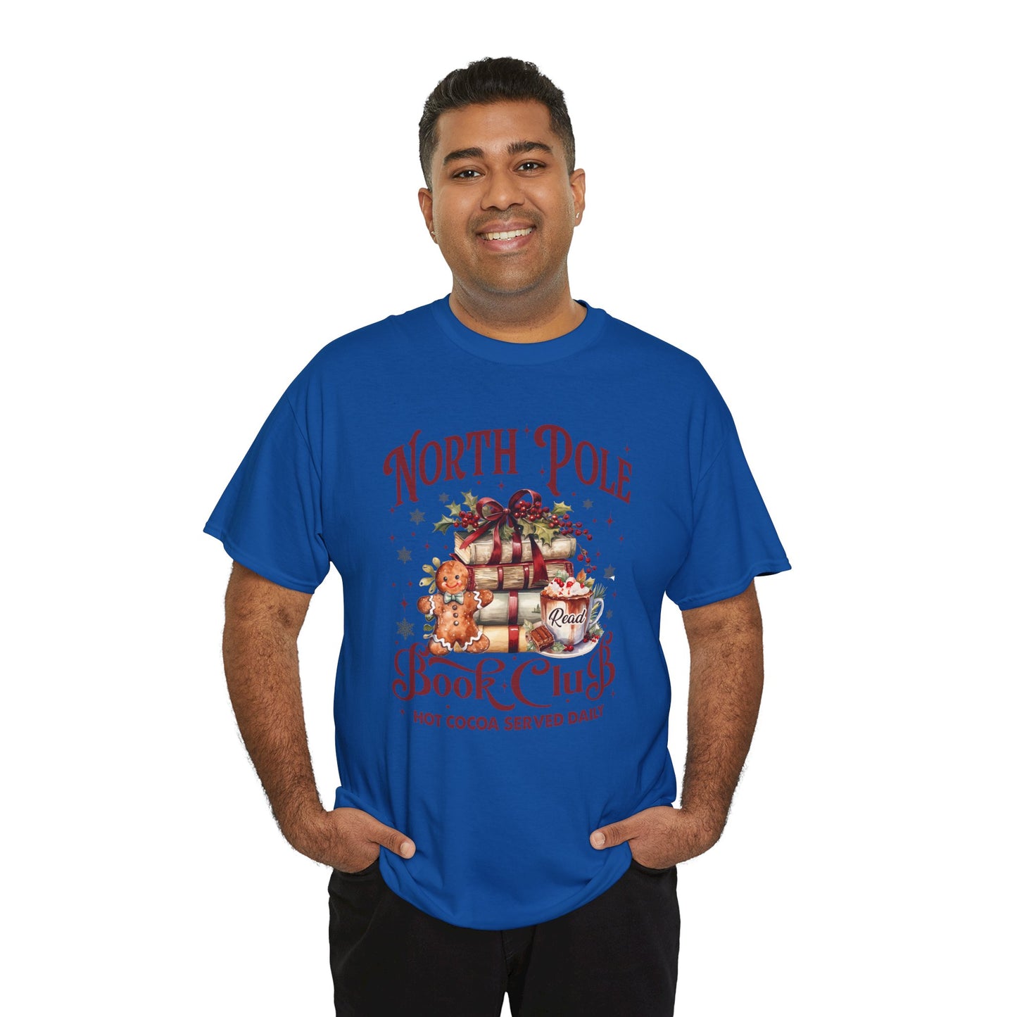 North Pole Book Club Unisex Heavy Cotton Tee - Sizes S - 5X