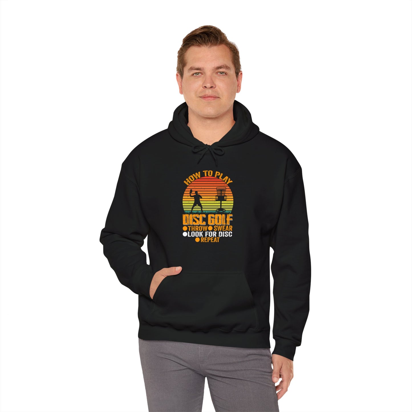 Disc Golfer Unisex Heavy Blend Hoodie - Size S - 5X