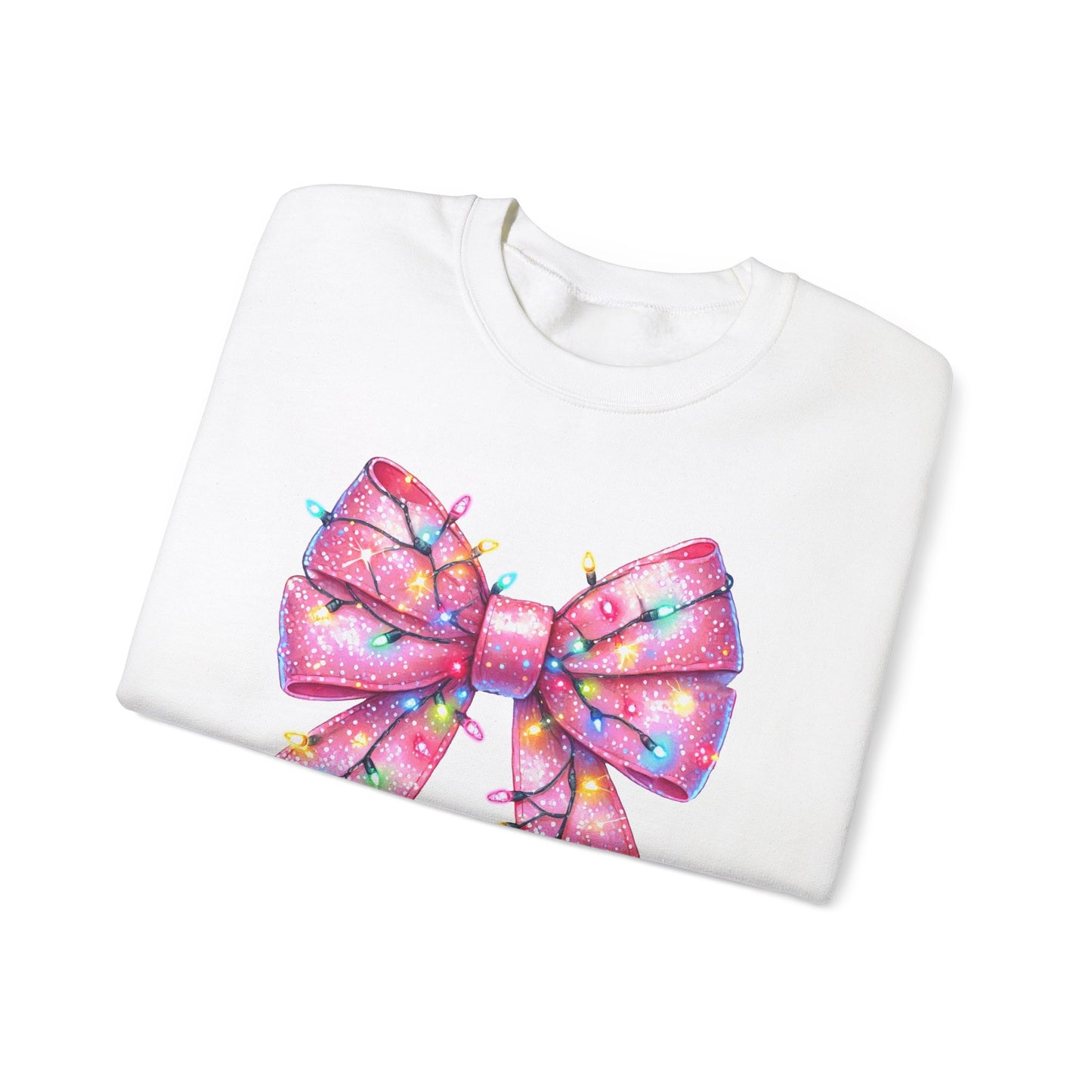 Big Pink Bow Unisex Heavy Blend™ Crewneck Sweatshirt - sizes S - 3X