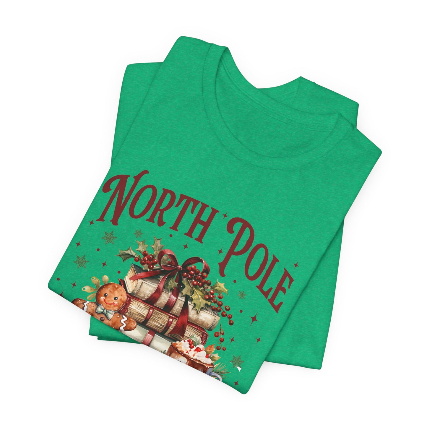 North Pole Book Club Unisex Jersey Short Sleeve Tee - sizes S - 3X