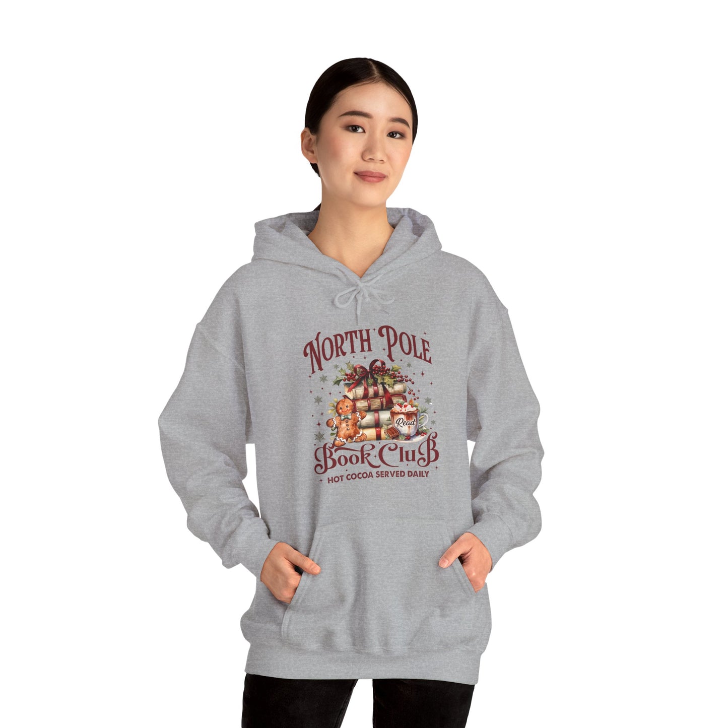 North Pole Book Club Unisex Heavy Blend™ Hooded Sweatshirt -sizes S - 3X