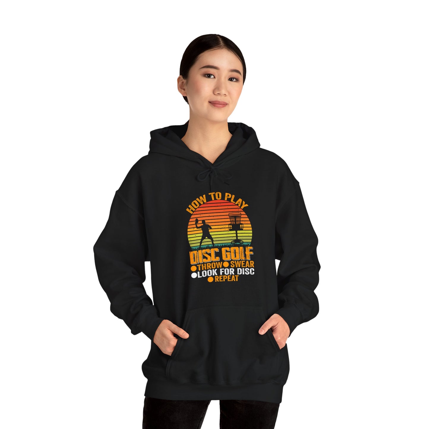 How to Disc Golf Unisex Heavy Blend™ Hooded Sweatshirt - S - 3X