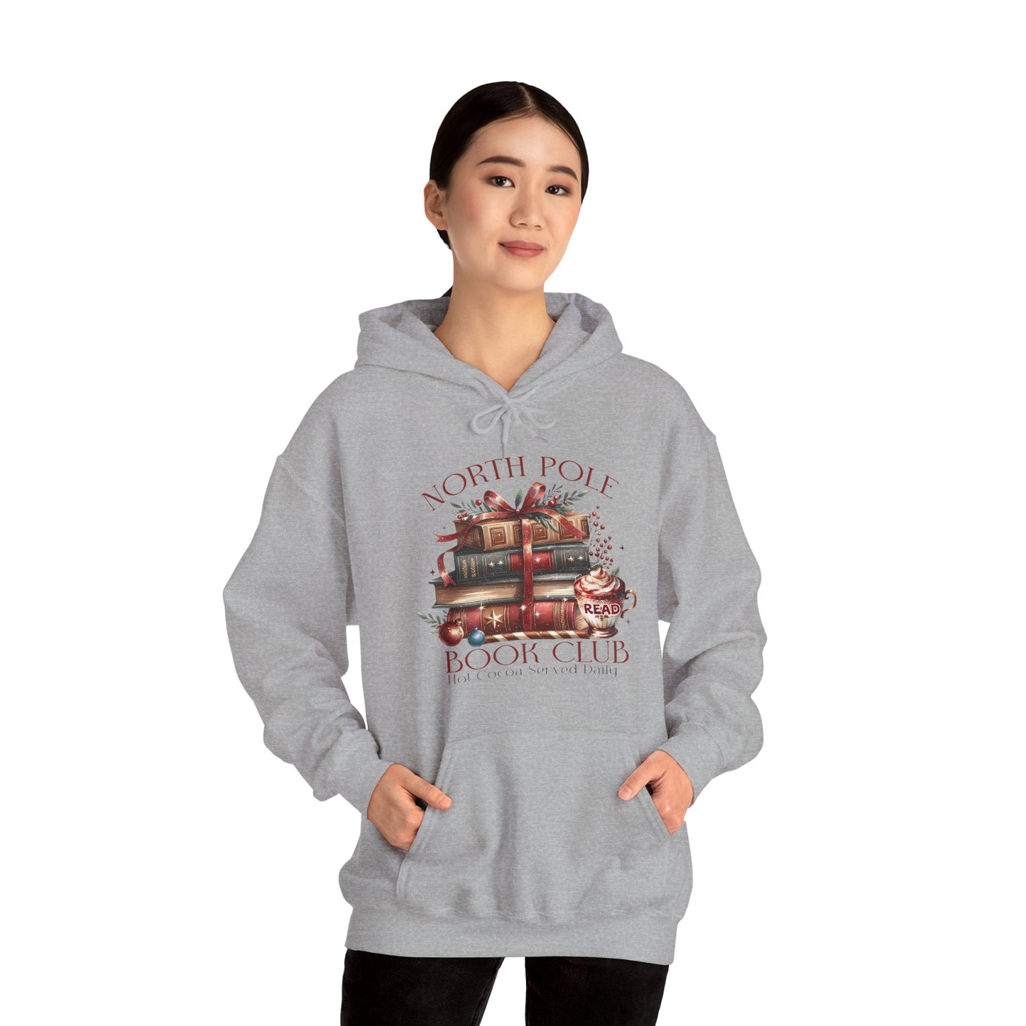 North Pole Book Club Unisex Heavy Blend™ Hooded Sweatshirt - size S - 3X