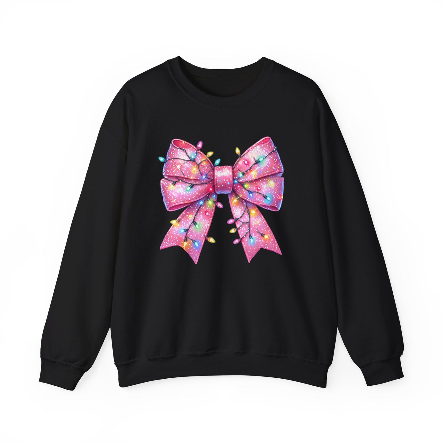 Big Pink Bow Unisex Heavy Blend™ Crewneck Sweatshirt - sizes S - 3X