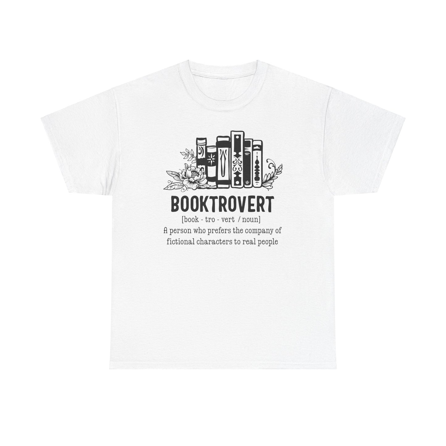 Booktrovert Definition Unisex Heavy Cotton Tee