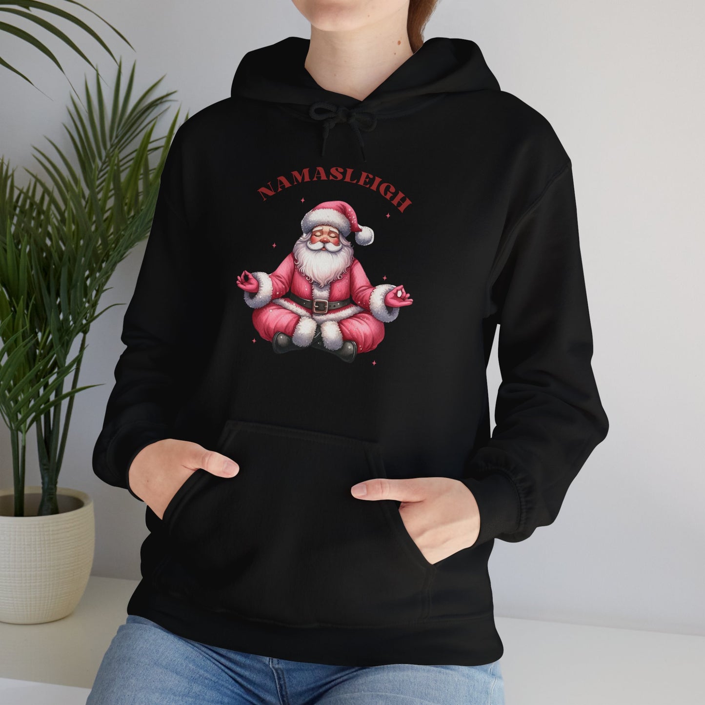 Namasleigh Santa Unisex Heavy Blend Hooded Sweatshirt - sizes S - 5X